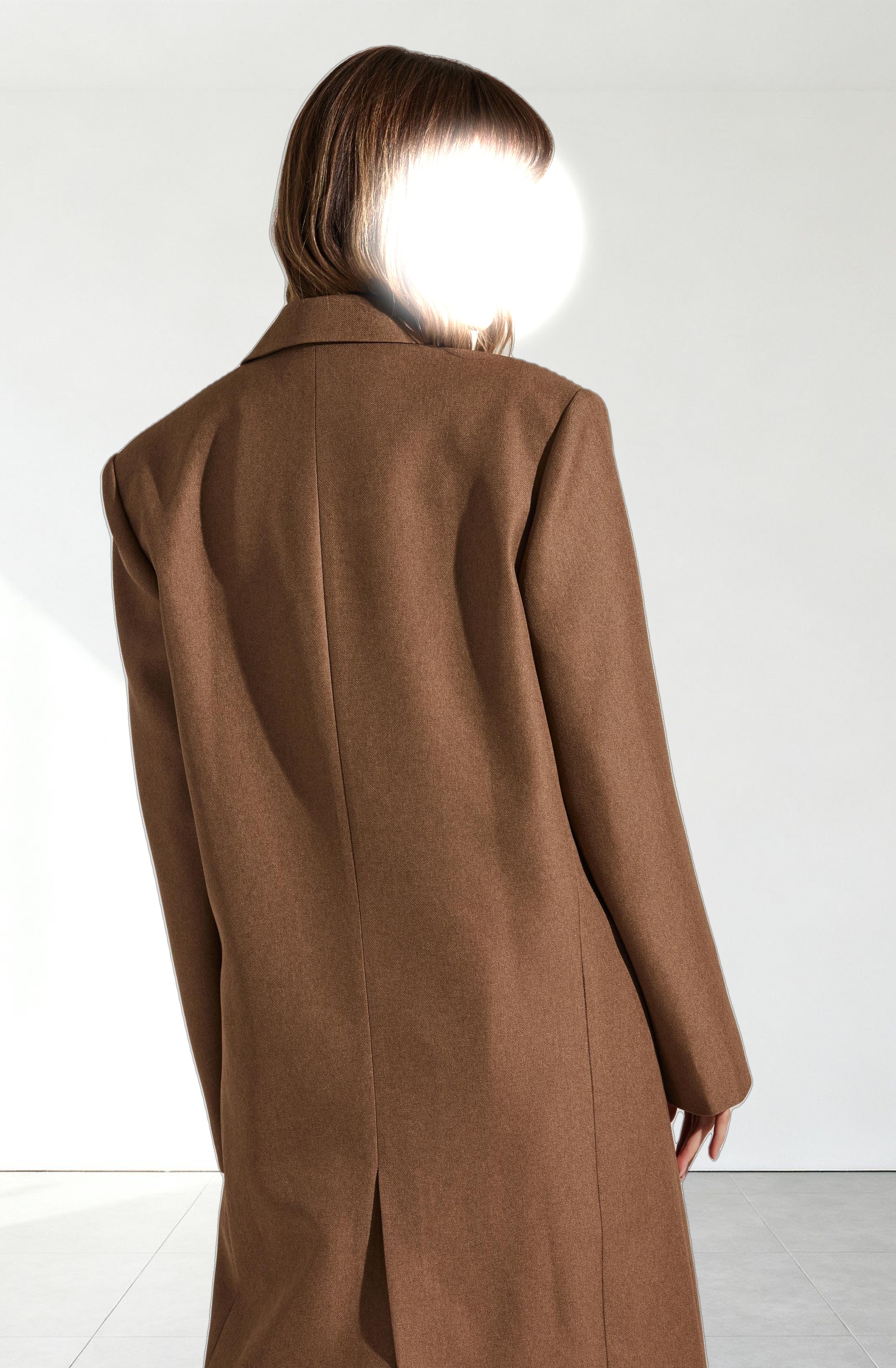 Brylee Longline Single Breasted Coat