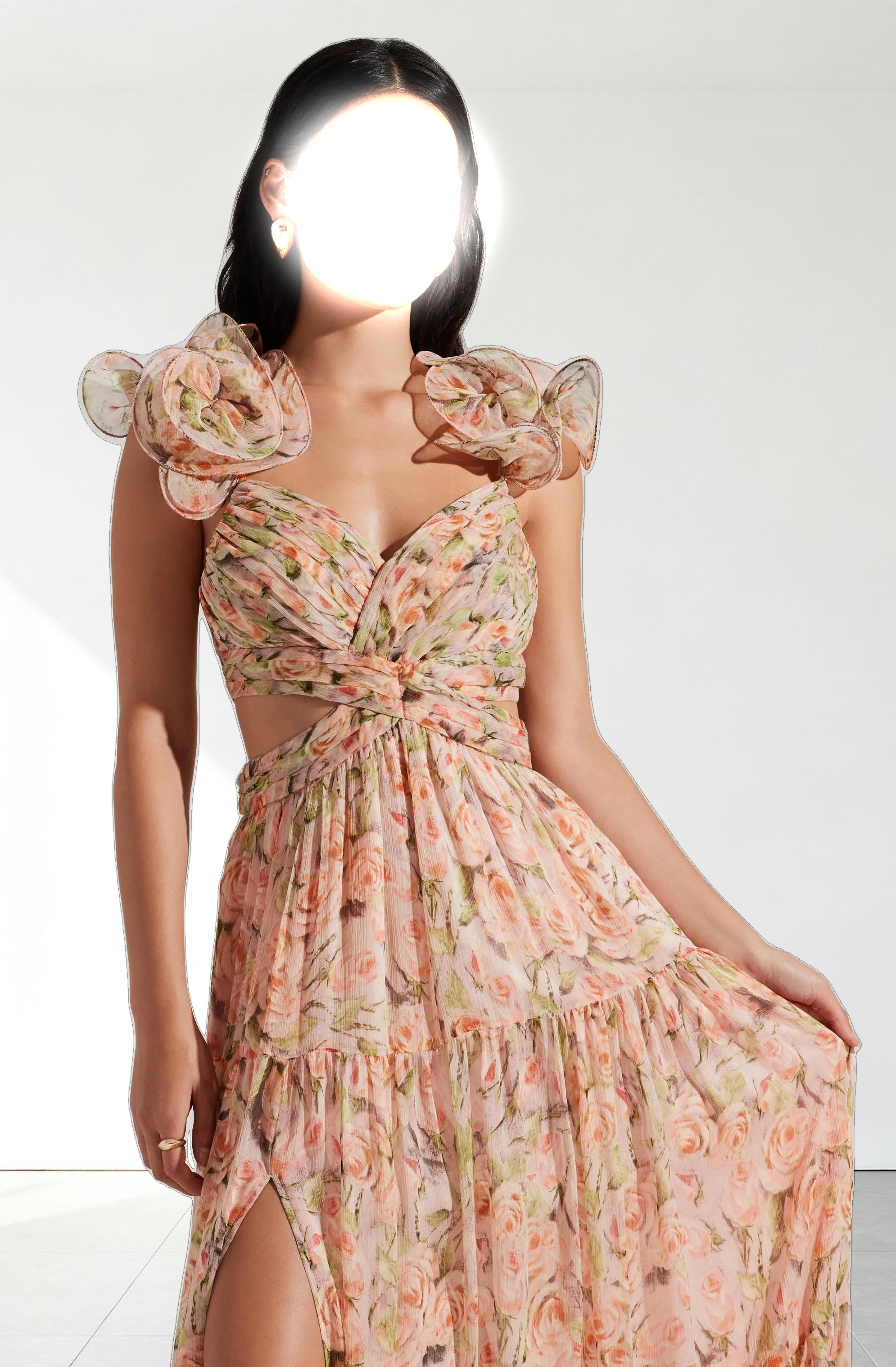 Fritillaria Floral Maxi Dress