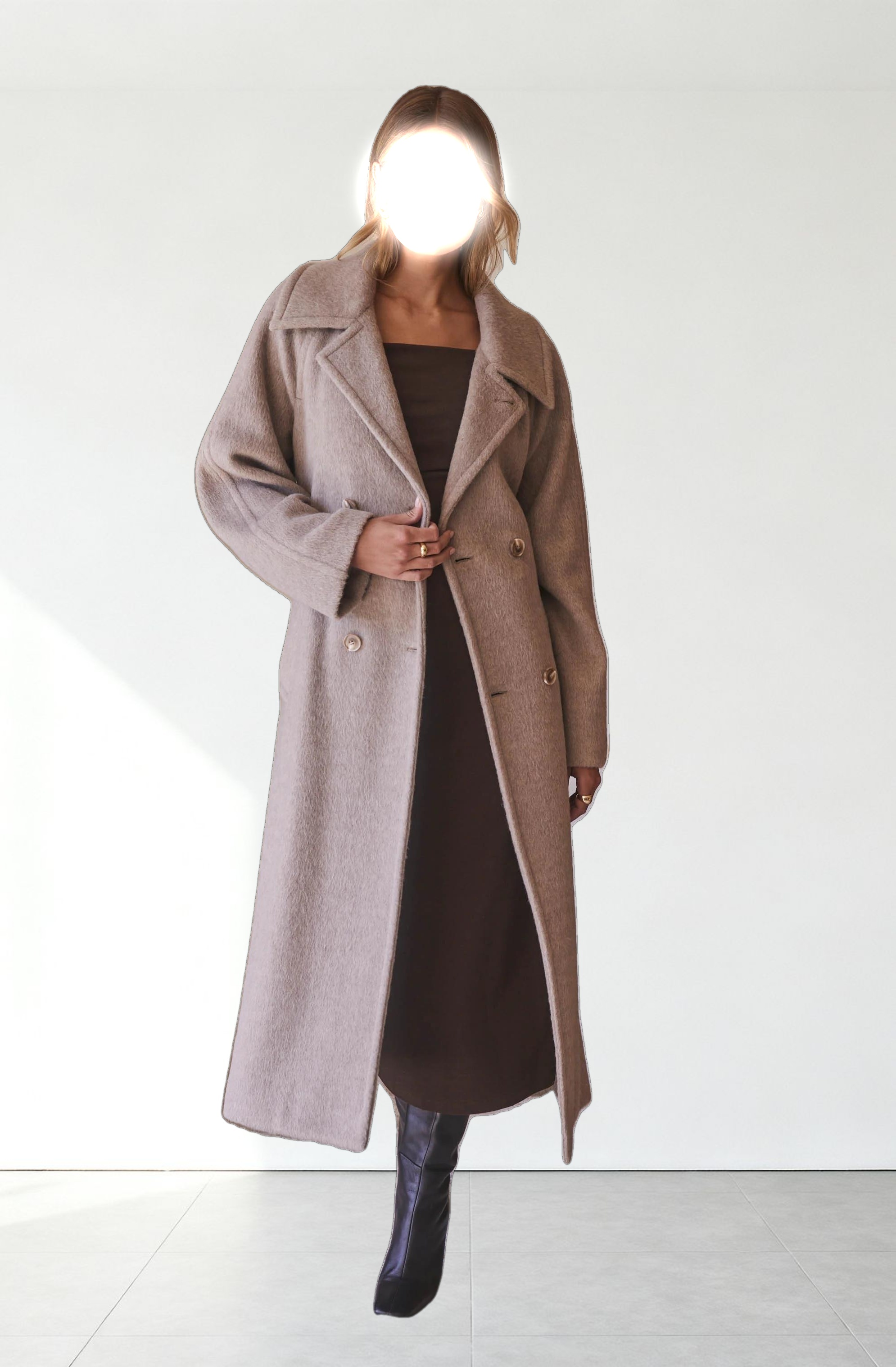 Seeley Double Breasted Longline Coat