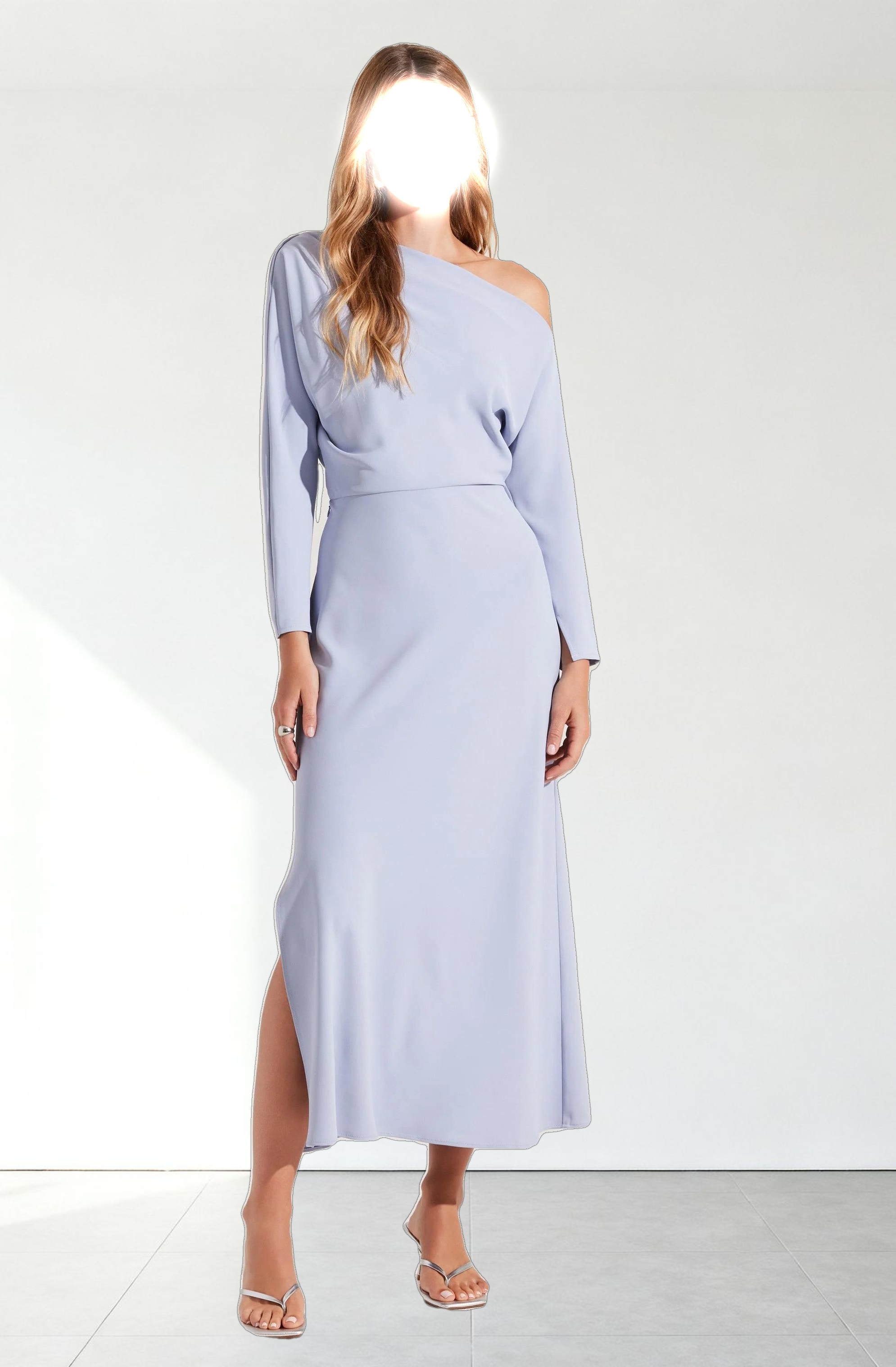 Naida Off Shoulder Midi Dress