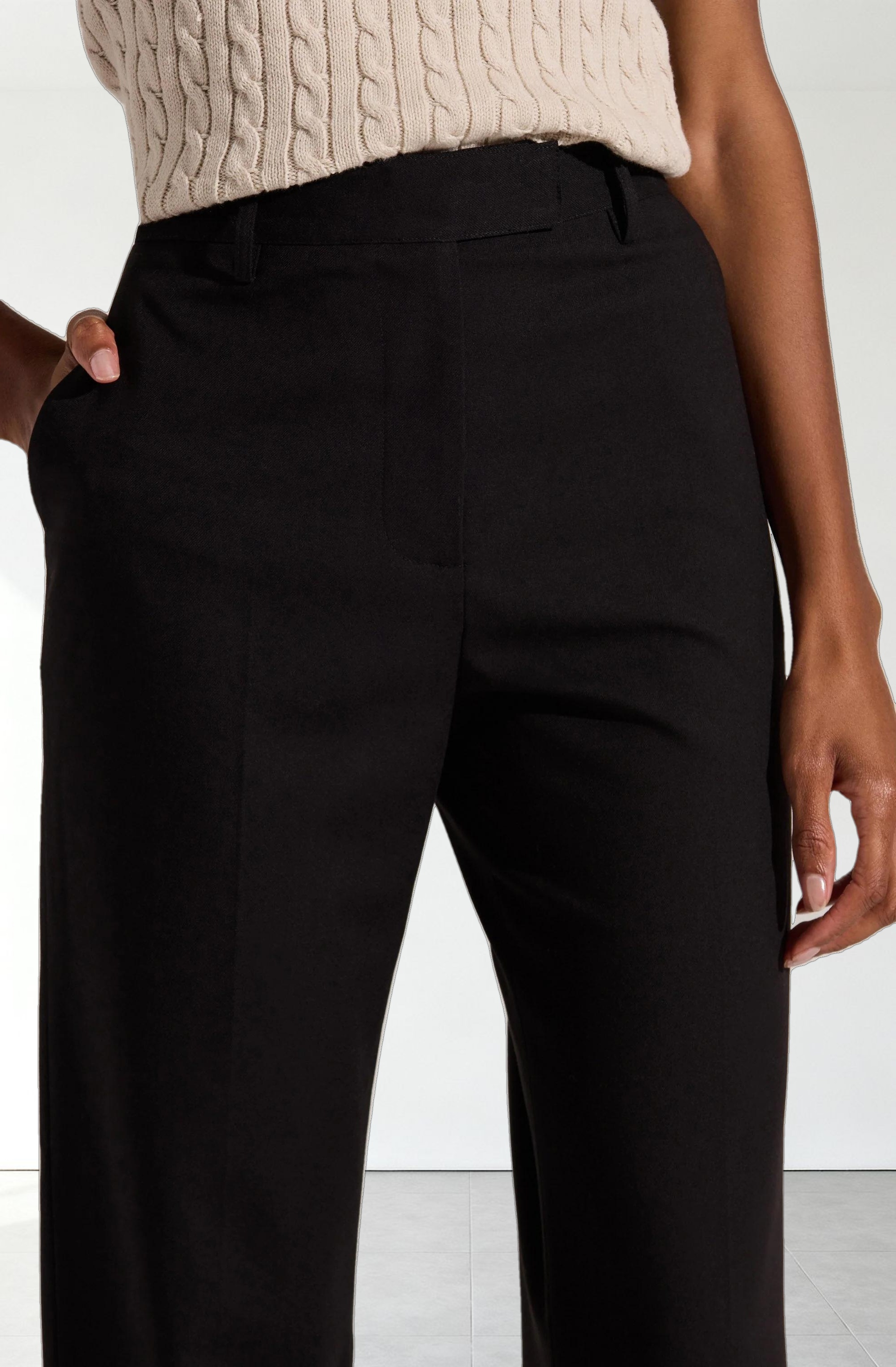 Brooks Pleated Tailored Pants