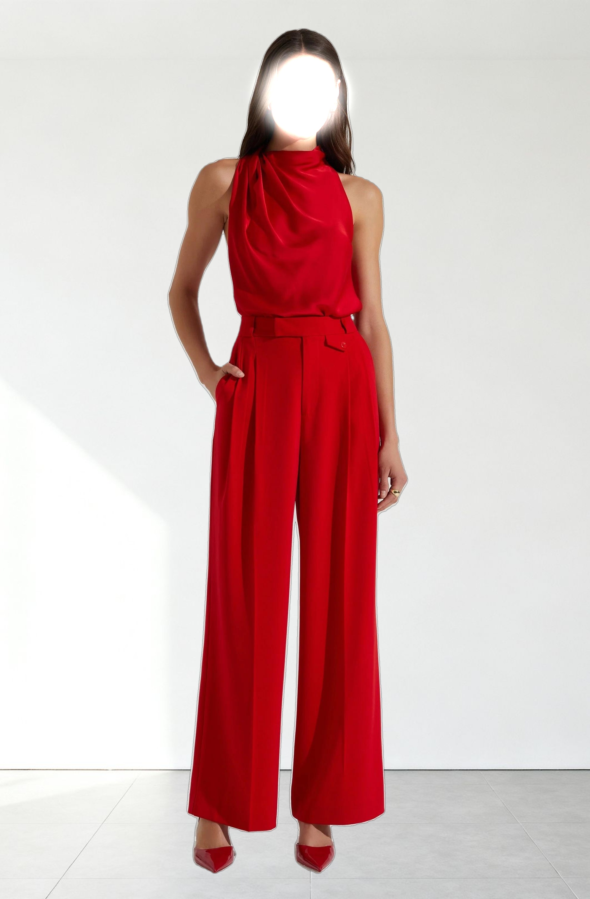 Bryony High Waisted Trouser Pants