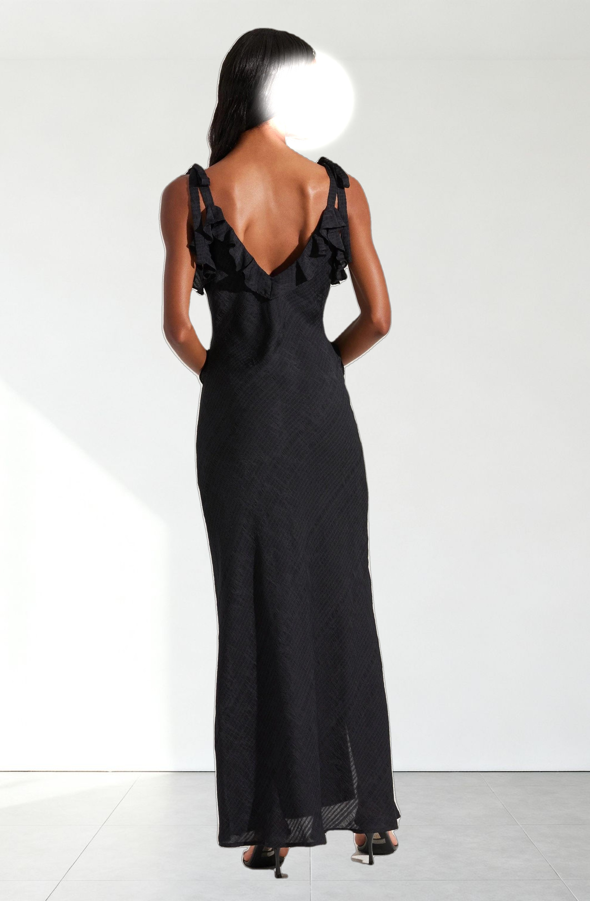 Sorbae Ruffle Maxi Dress