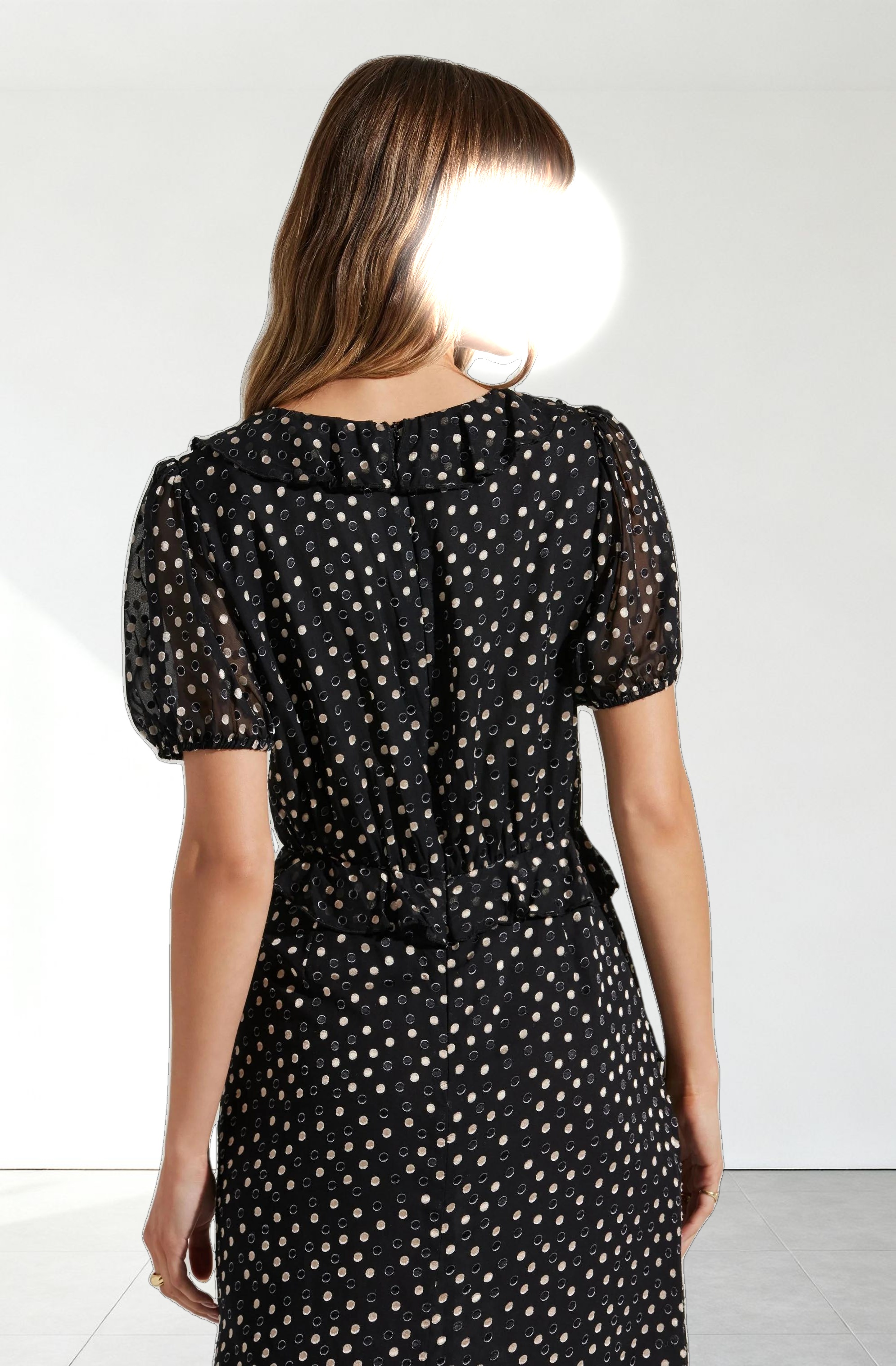 Bennet Polka Dot Midi Dress