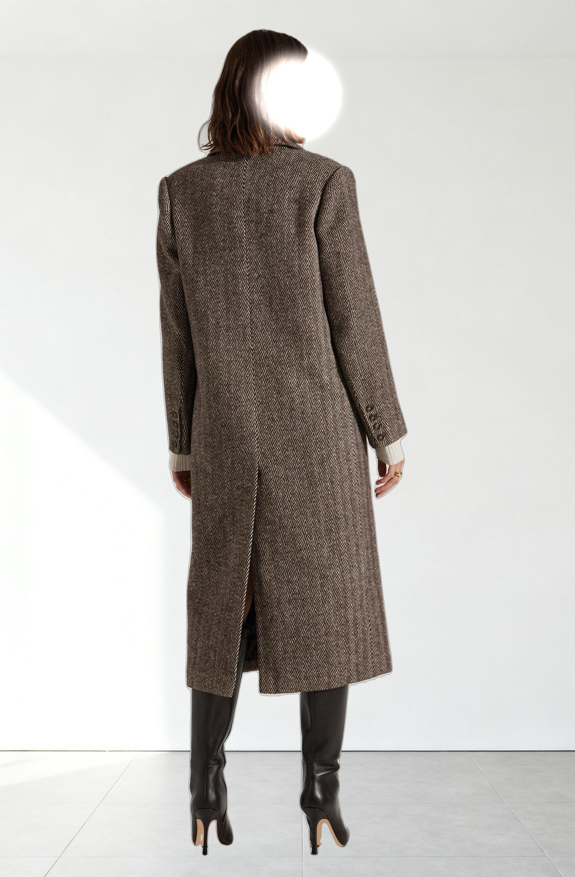 Morana Herringbone Coat