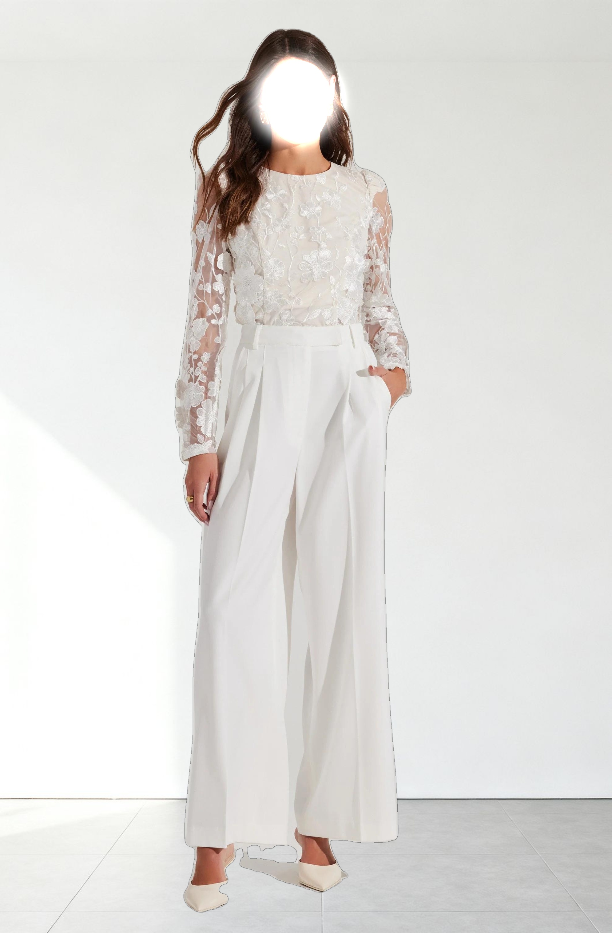 Milani Wide Leg Trouser Pants