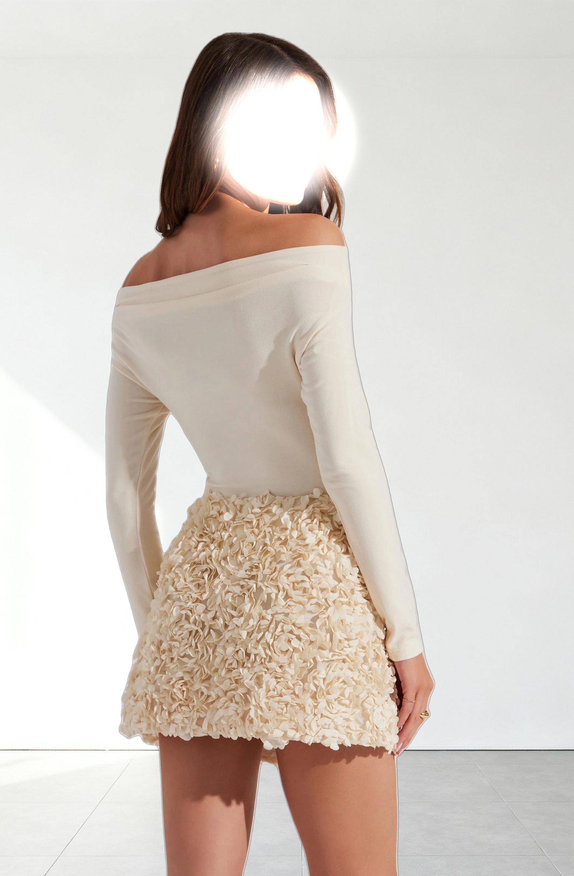 Ena Rosette Mini Skirt