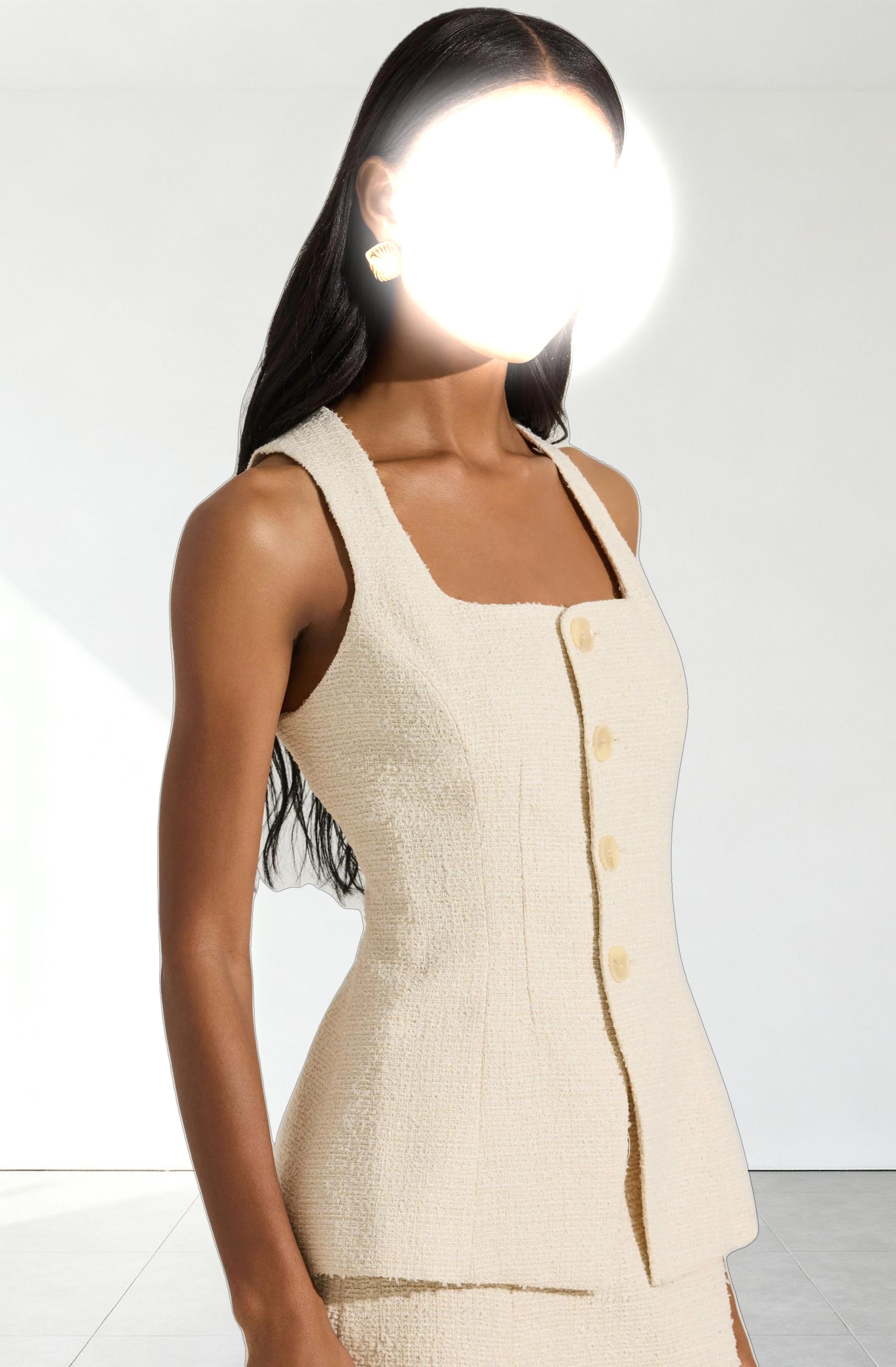 Brunelle Tweed Cutaway Vest