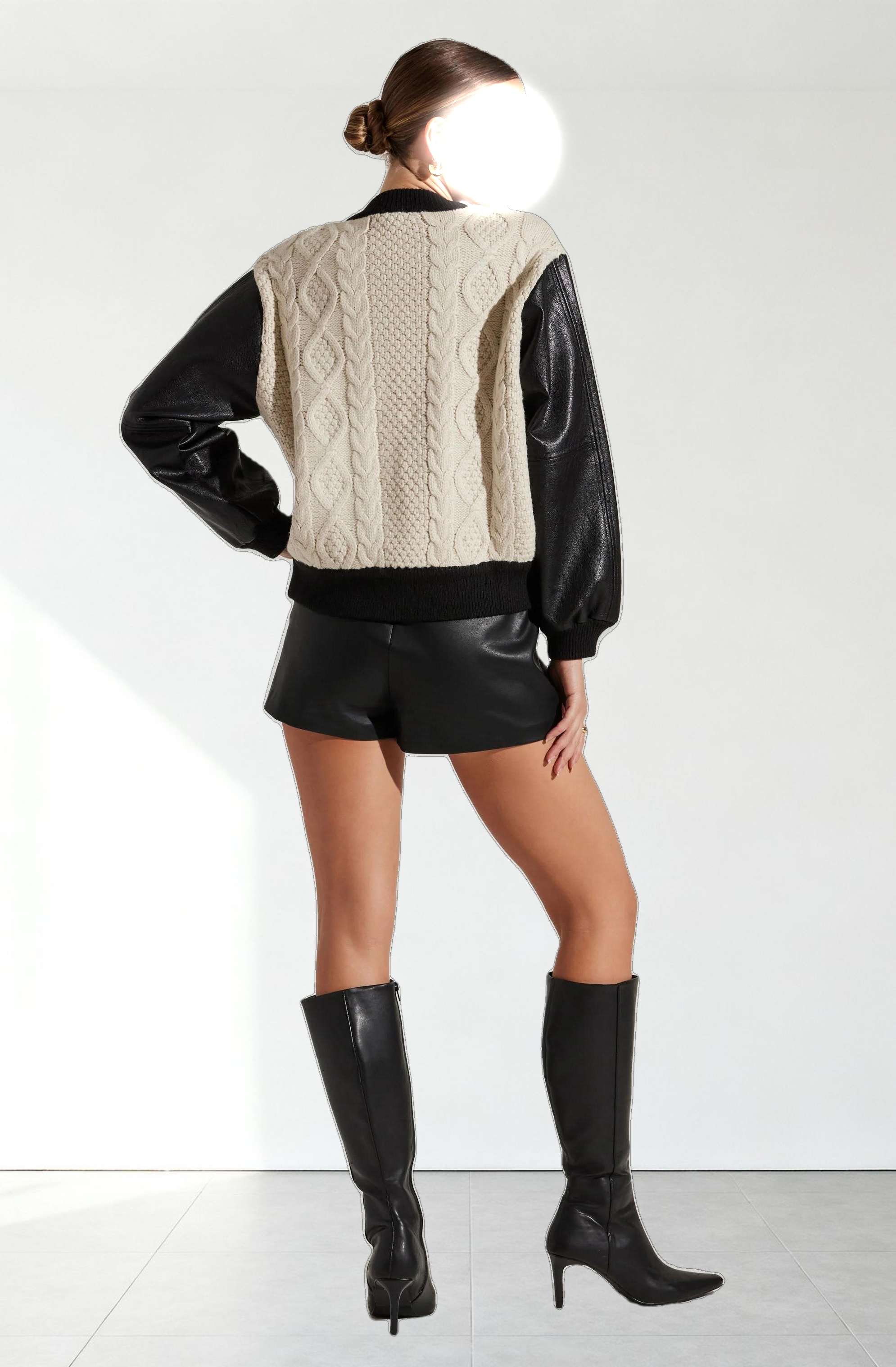 Fionn Contrast Bomber Jacket