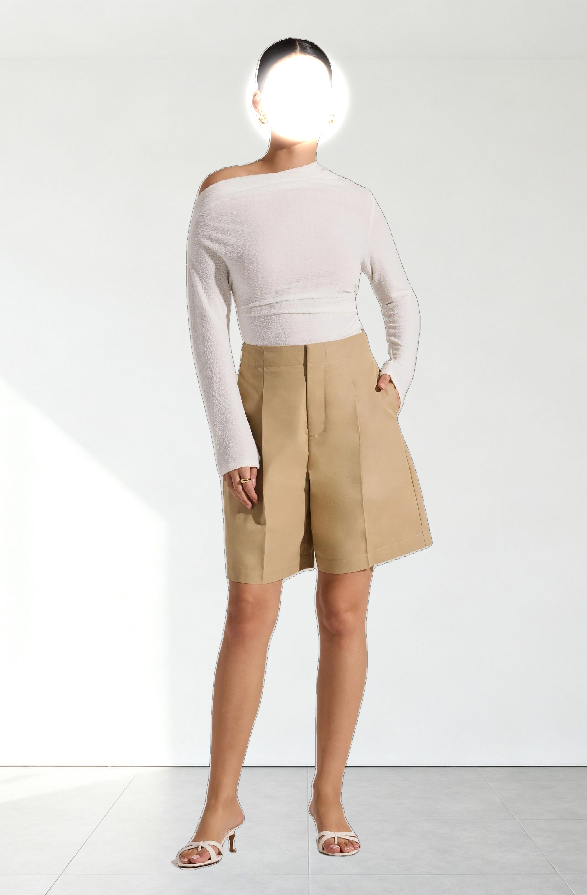 Textured Off Shoulder Top