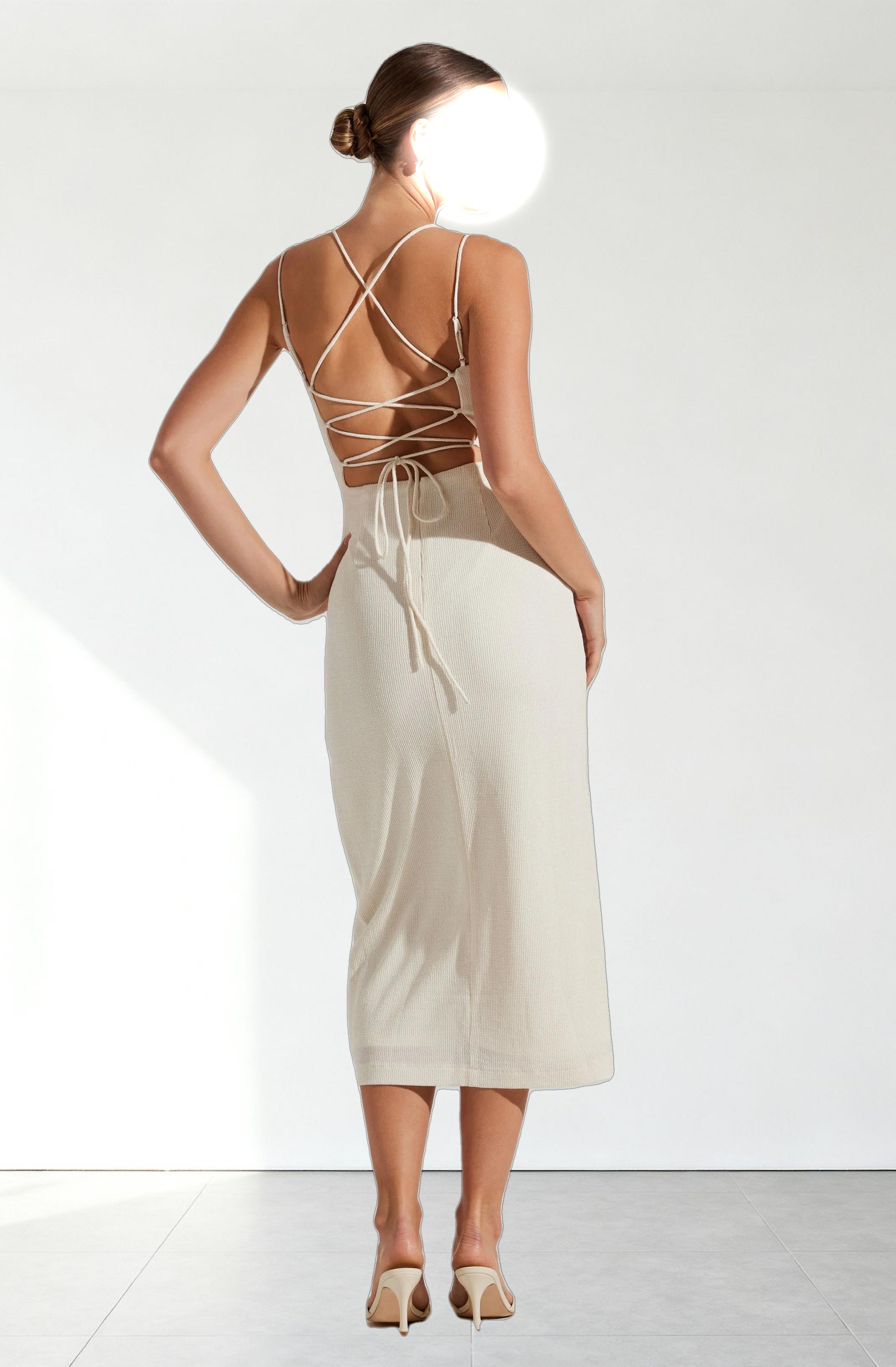 Brinda Wrap Midi Dress