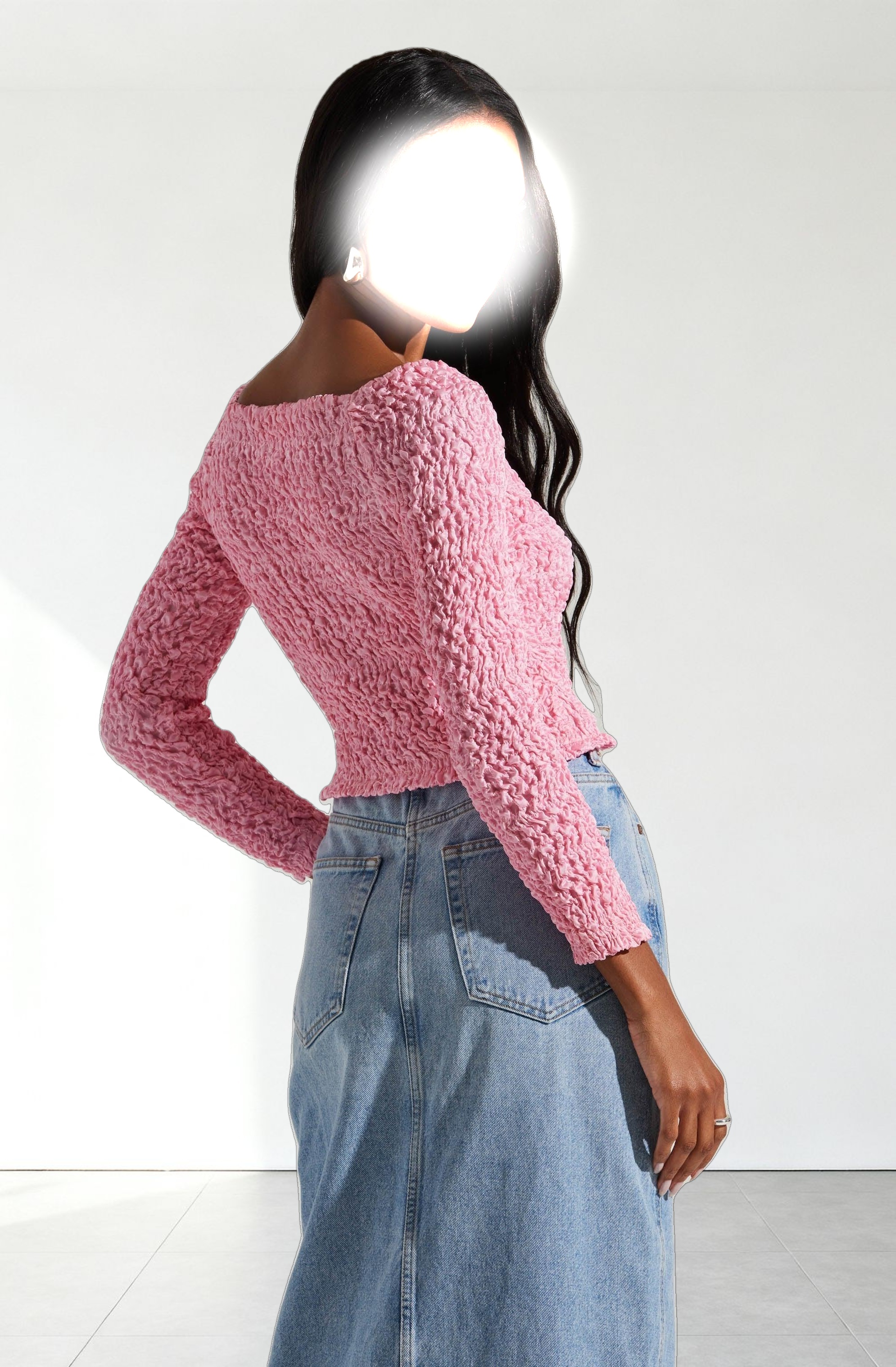 Sorrel Cropped Long Sleeve Top