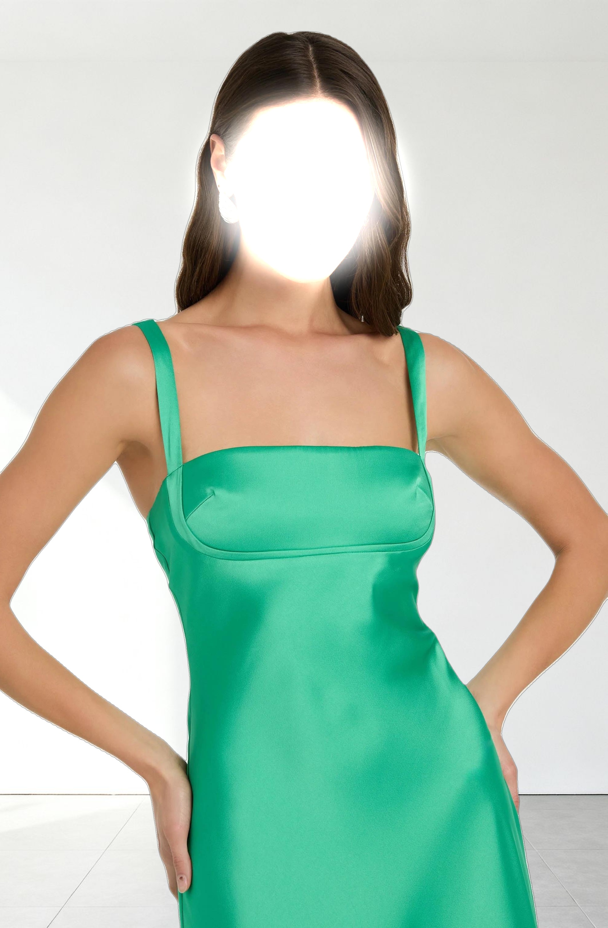 Stacie Satin Maxi Dress