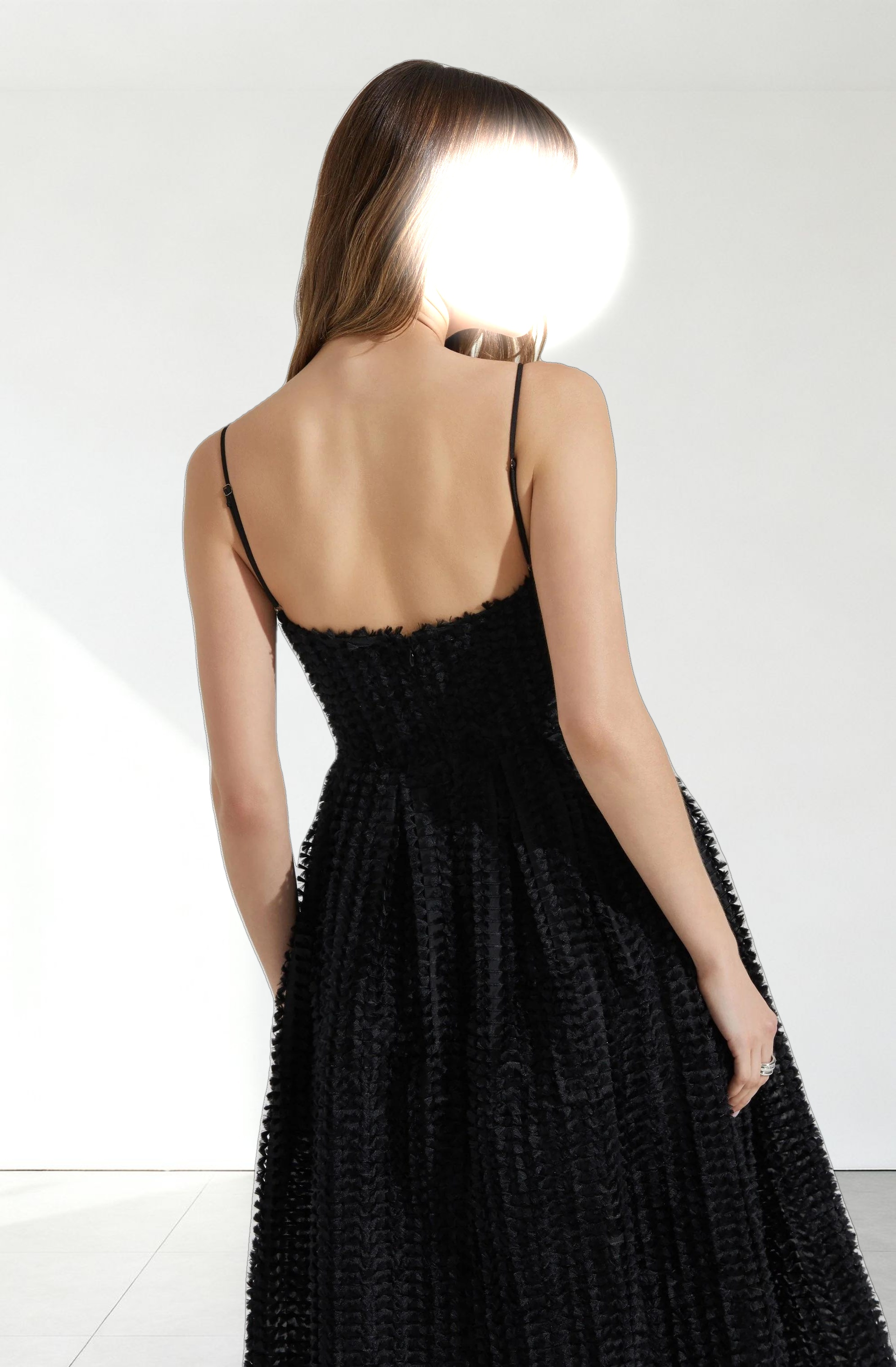 Avani Textured Midi Dress