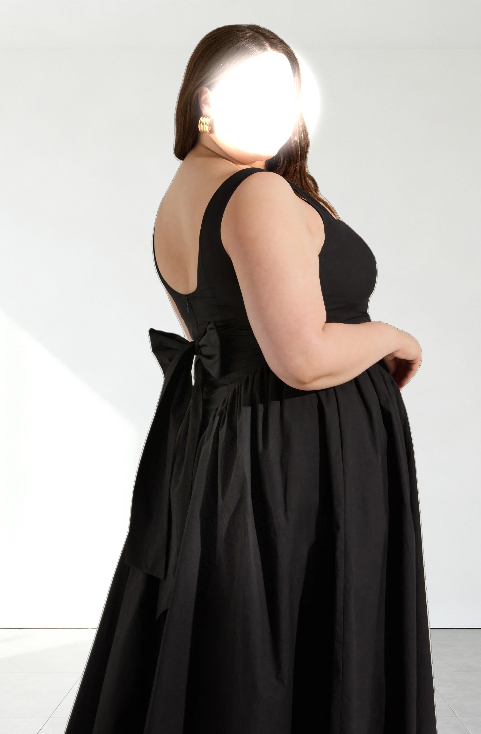 Vinya Poplin Drop Waist Dress