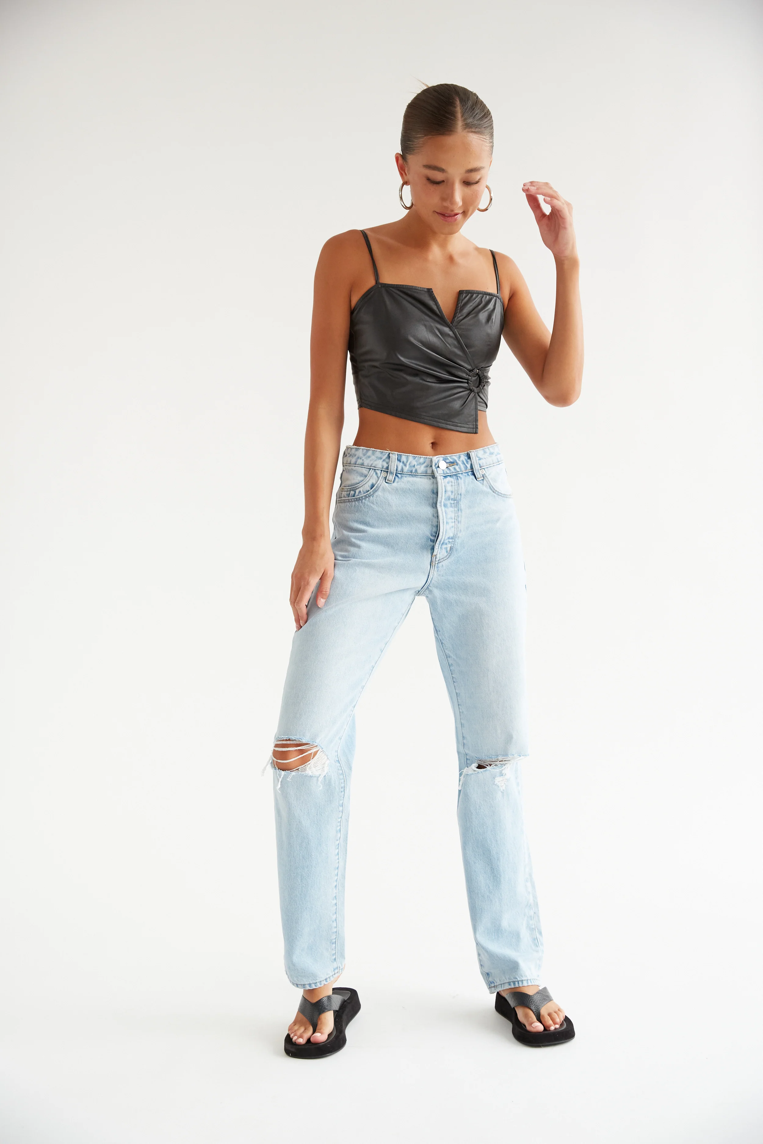 Heidi Jeans in Holiday Blue Organic