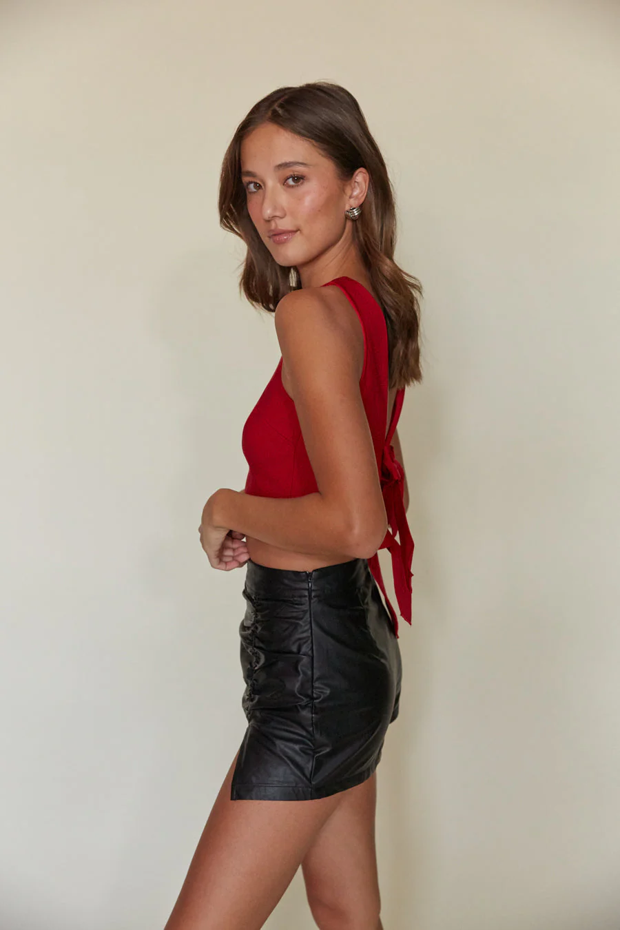 Clarice Bow Tie Back Top