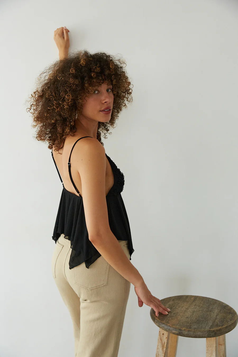 Ivy Mesh Babydoll Cami