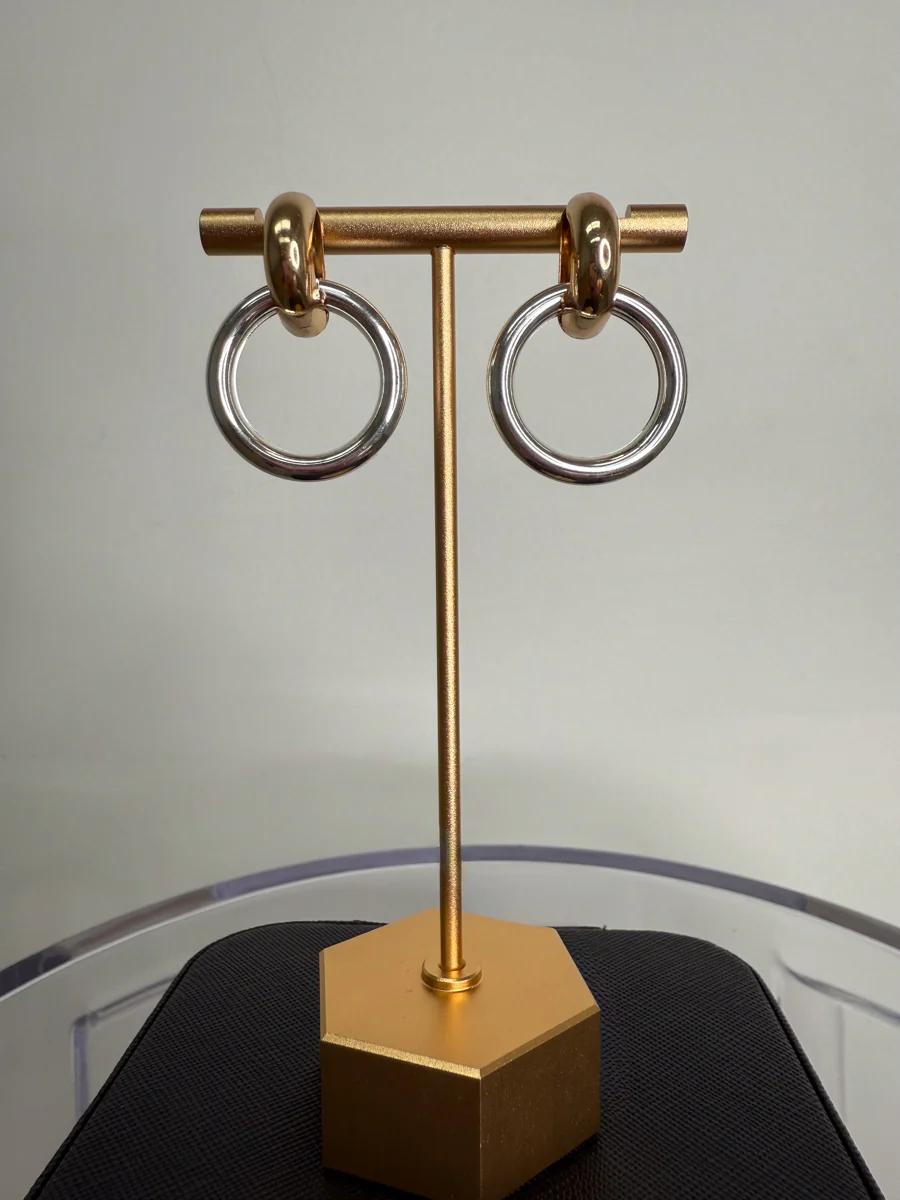 Dannaka Interlock Hoop Earrings