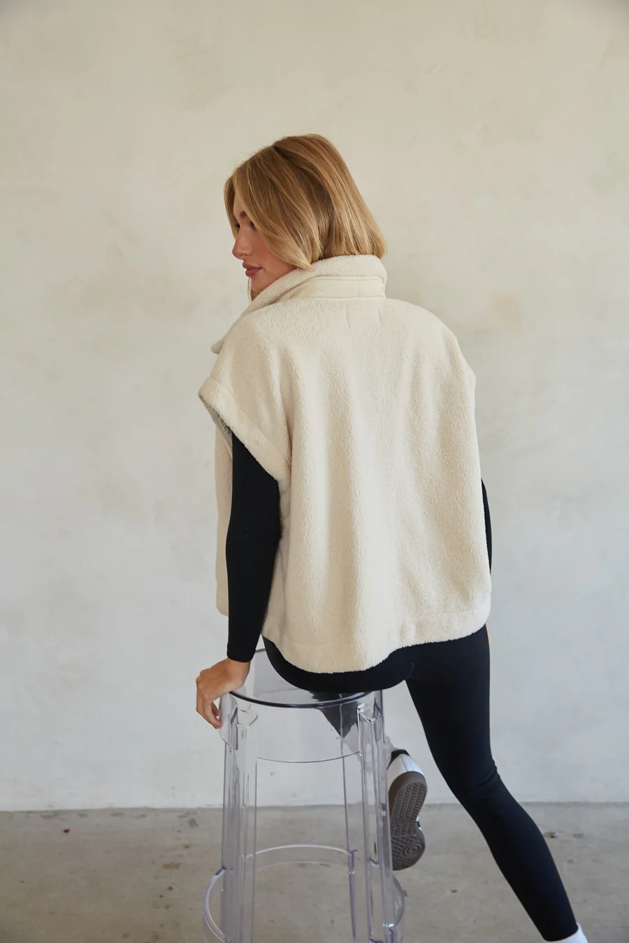 Greer Oversized Fleece Vest