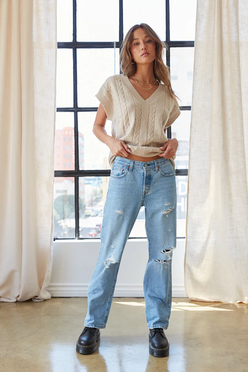 Maple Oversized Sweater Vest