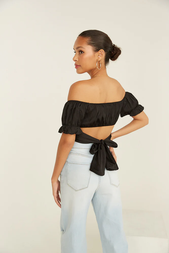 Mara Puff Crop Top