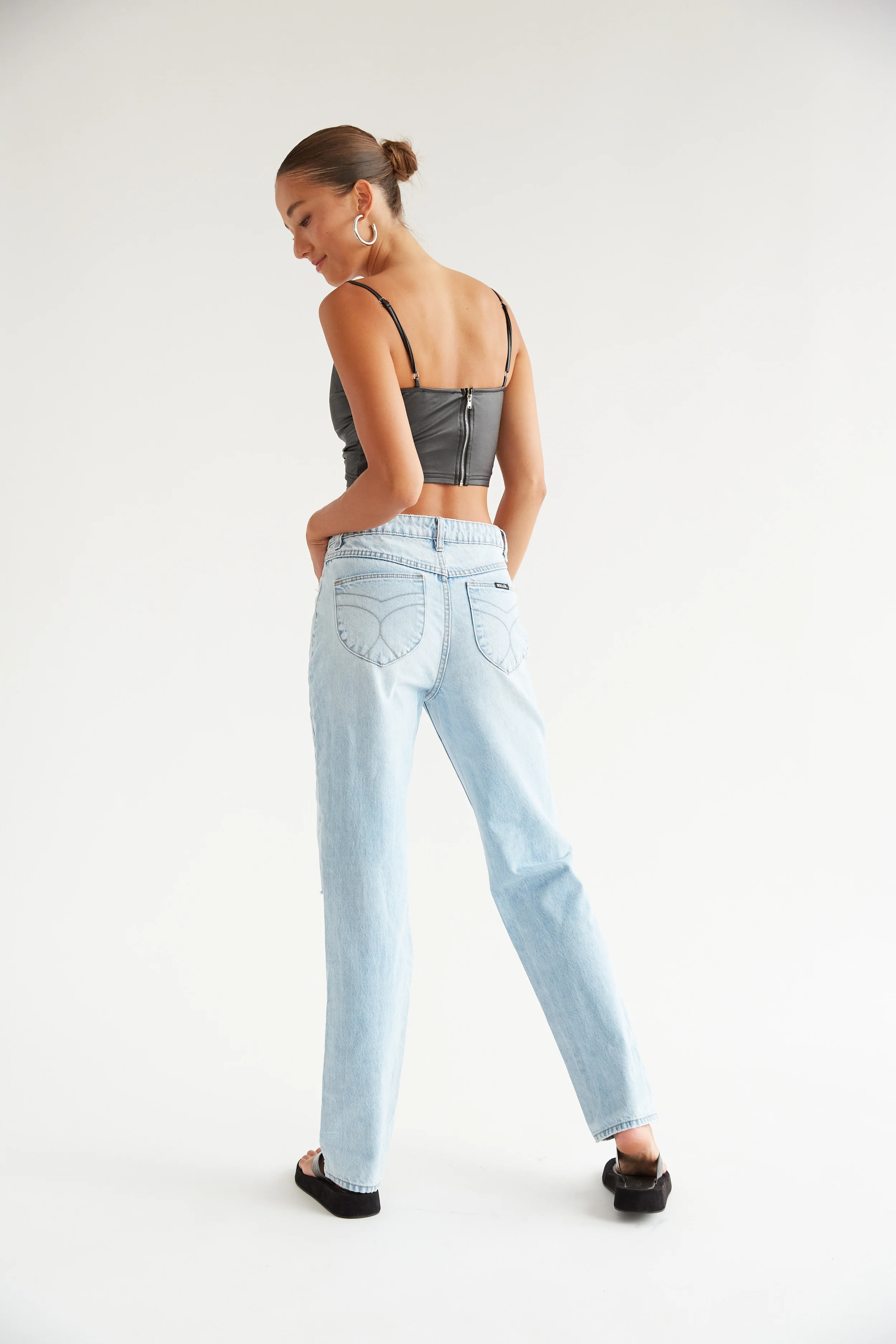 Heidi Jeans in Holiday Blue Organic