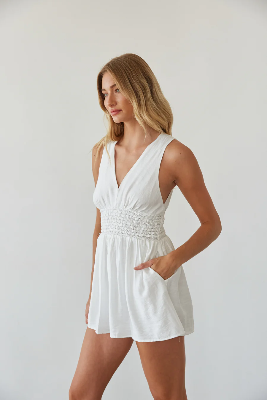 Skyla Tie Back Romper
