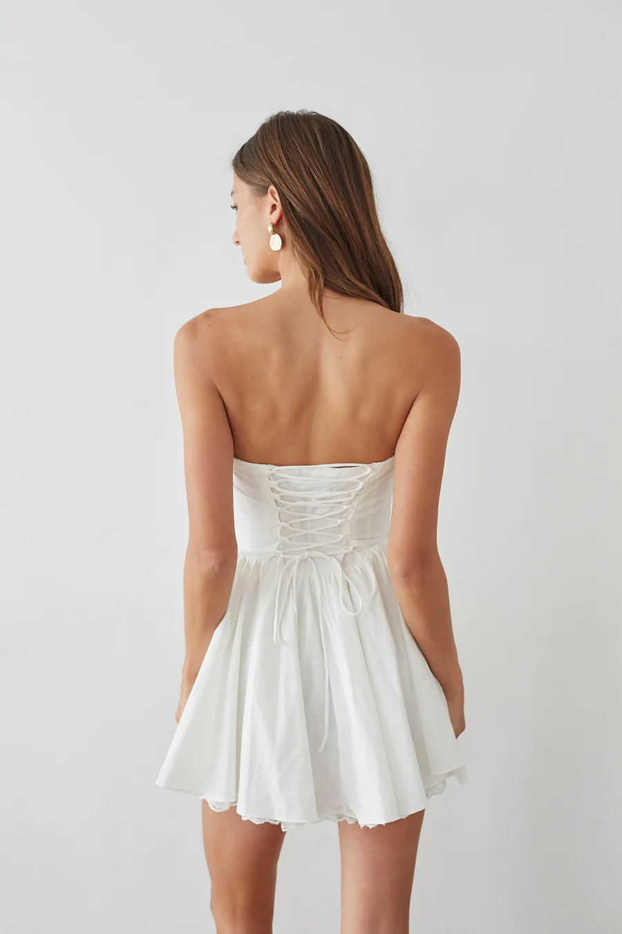 Sabrina Strapless Coquette Corset Mini Dress