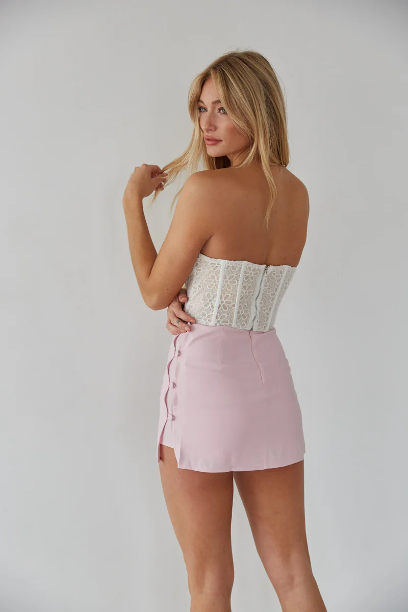 Beck Button Mini Skort