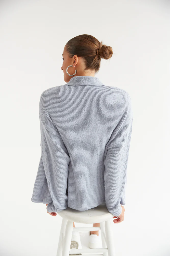 Sivan Ribbed Shacket