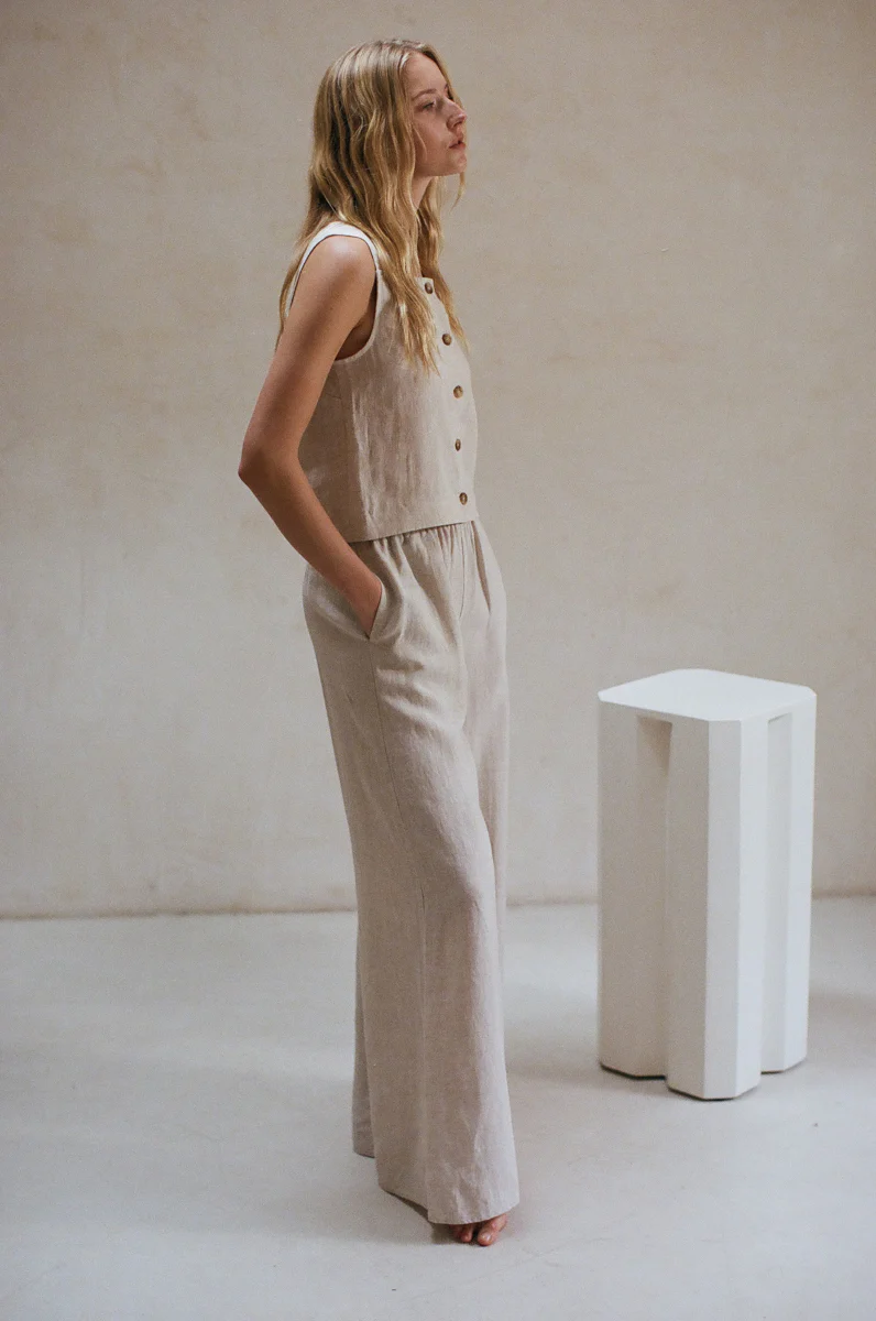 Cove Linen Wide Leg Pants
