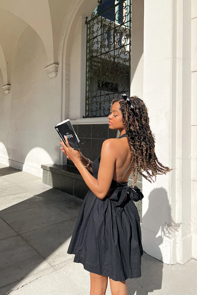 Flora Linen Mini Dress