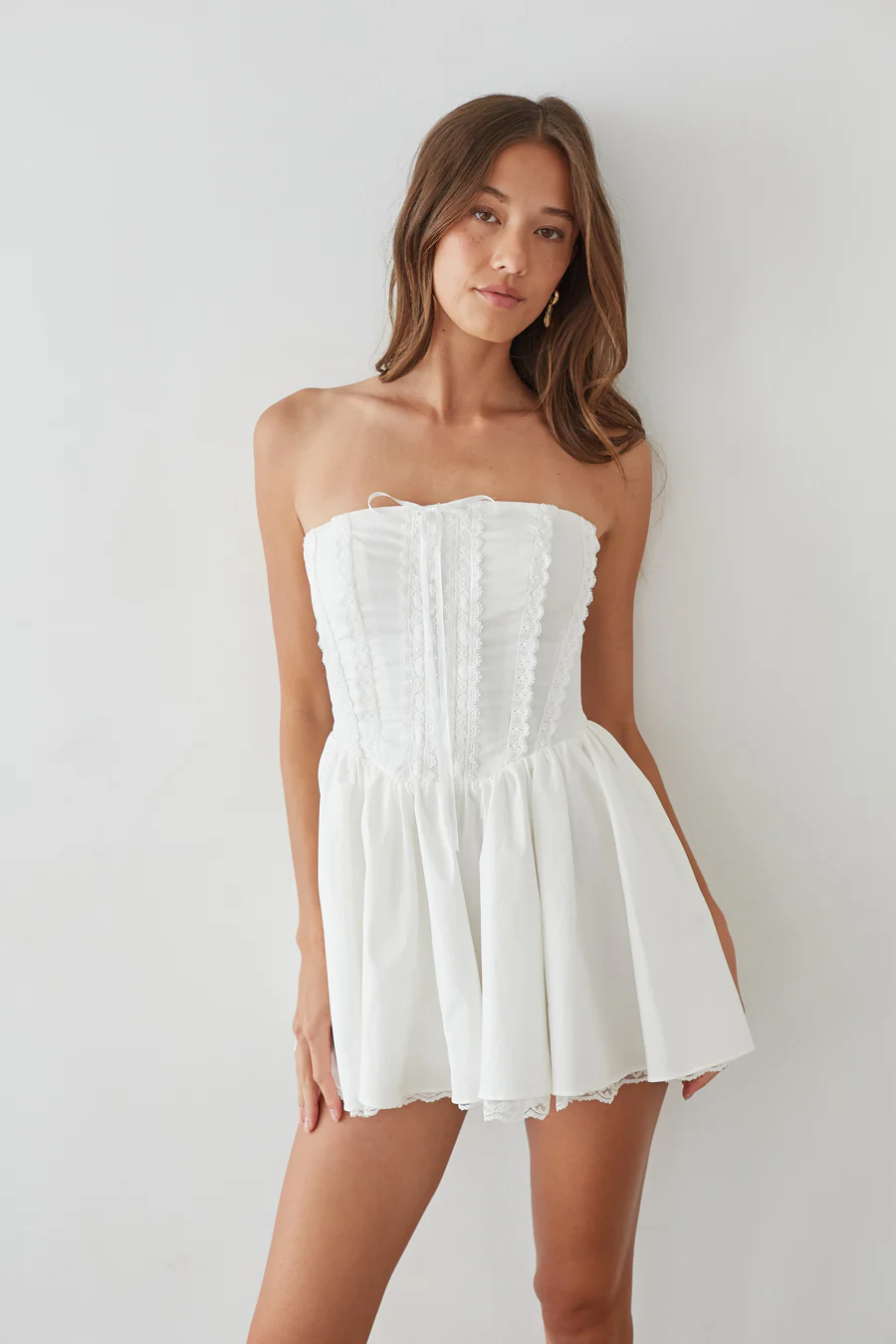 Sabrina Strapless Coquette Corset Mini Dress