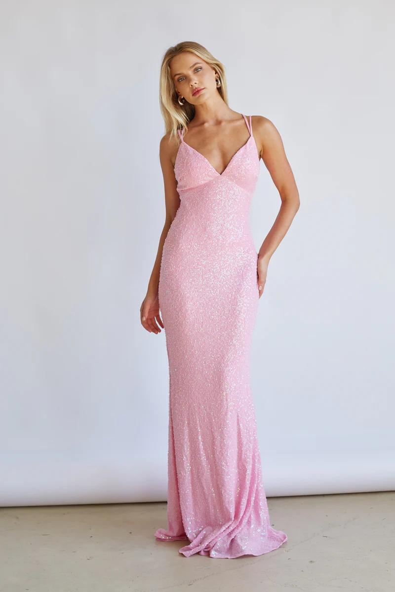 Lilah Sequin Maxi Dress