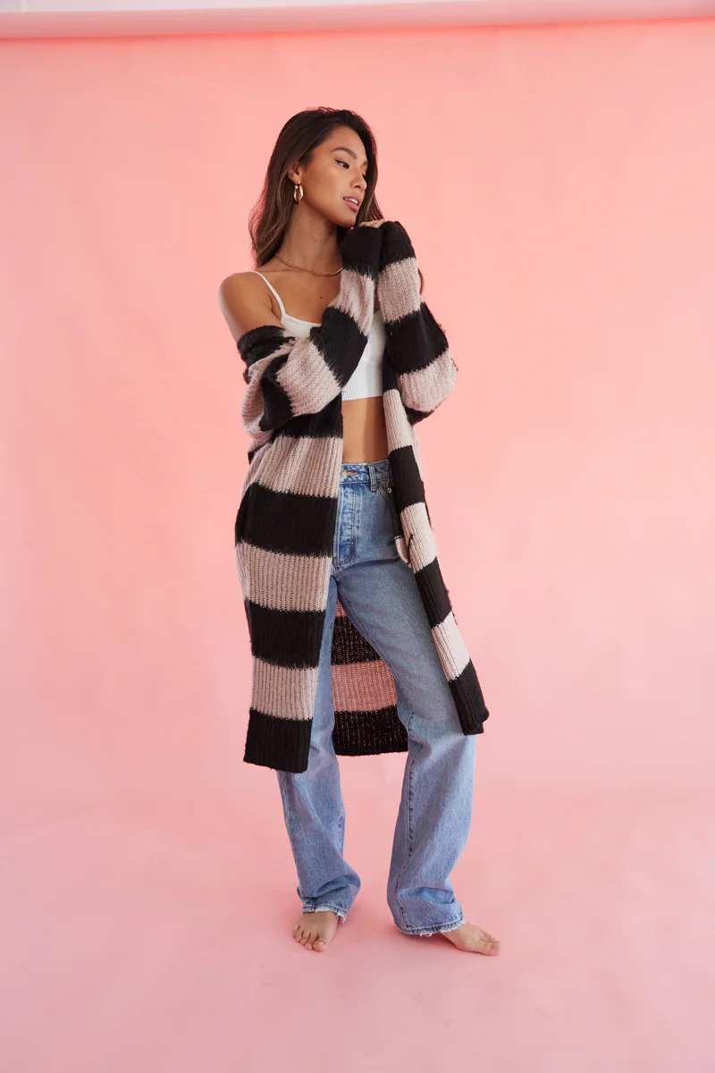 Alexis Striped Duster