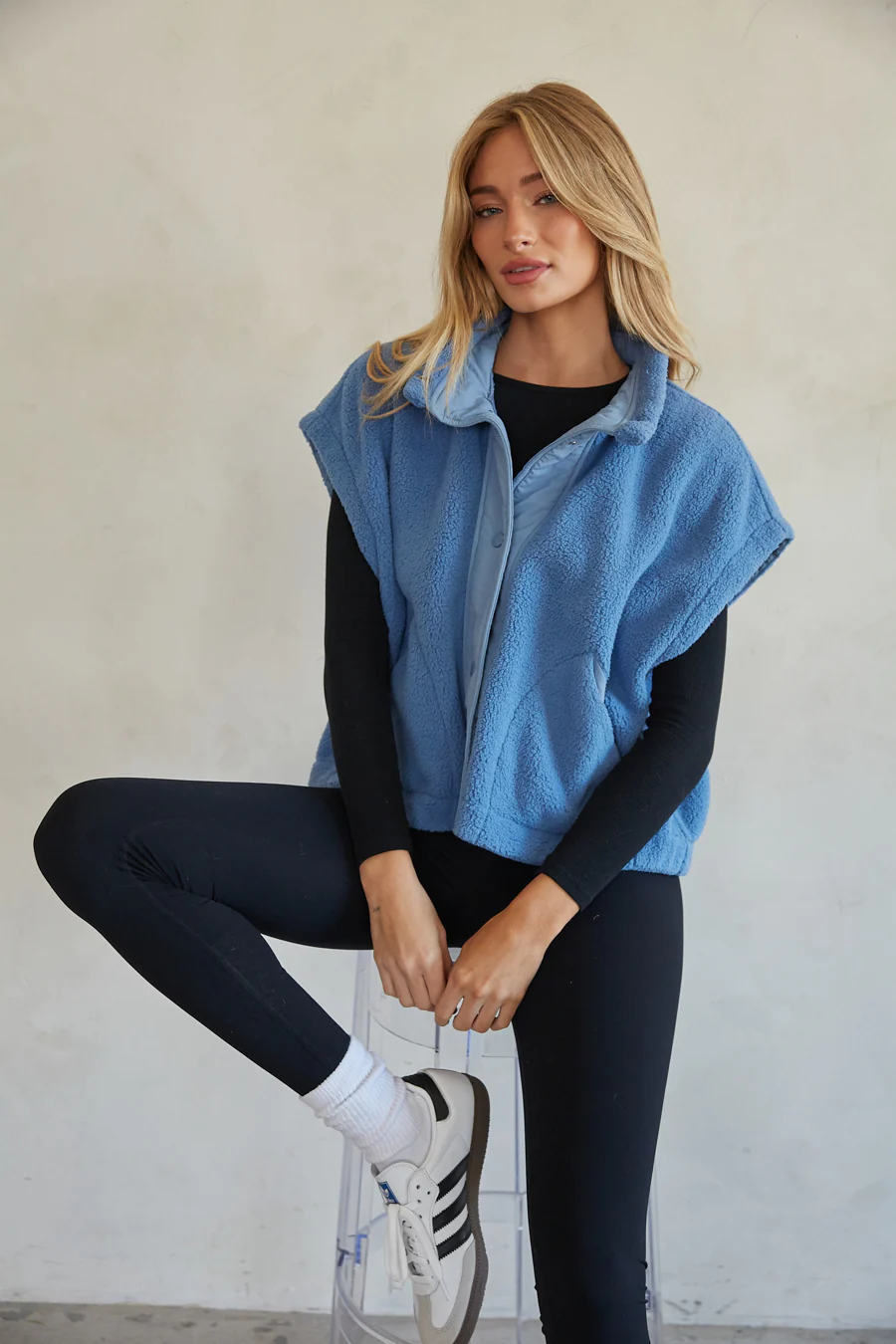 Greer Oversized Fleece Vest