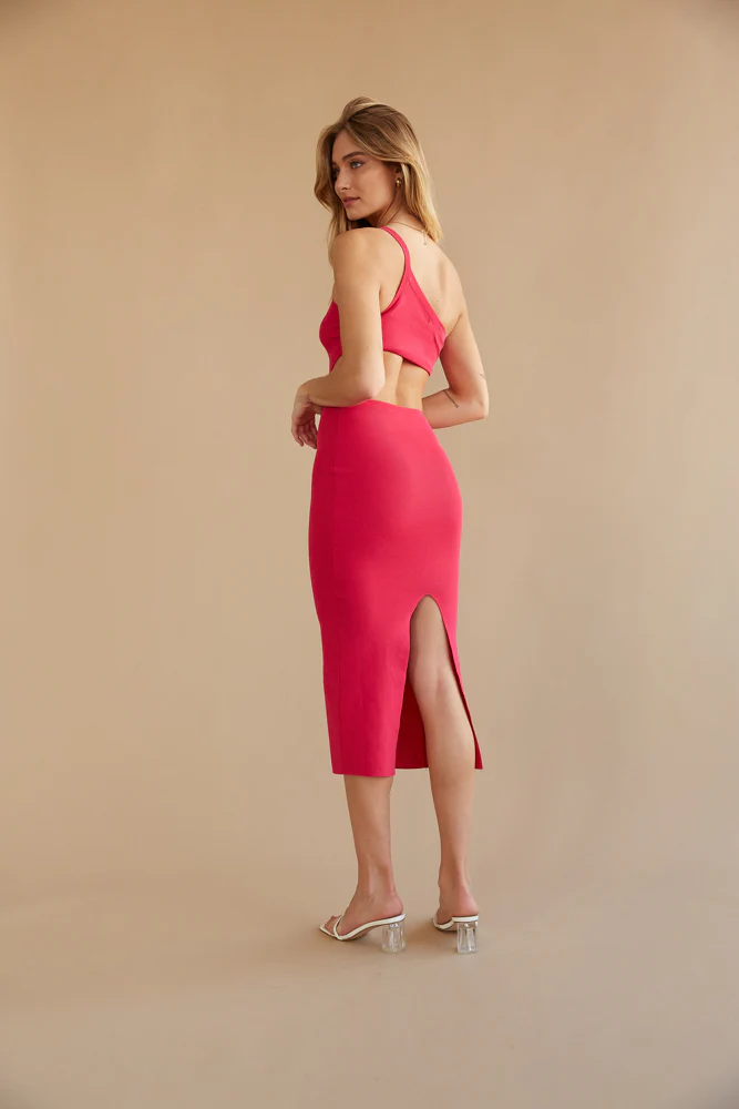 Baywatch Ribbed Midi Dress