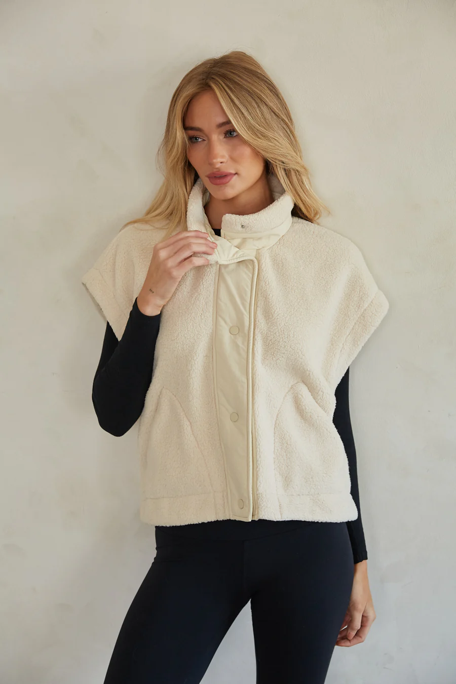 Greer Oversized Fleece Vest