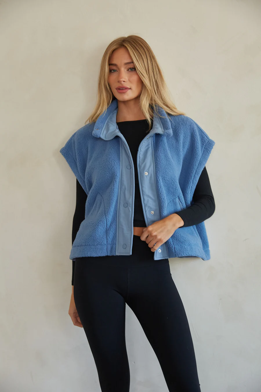 Greer Oversized Fleece Vest