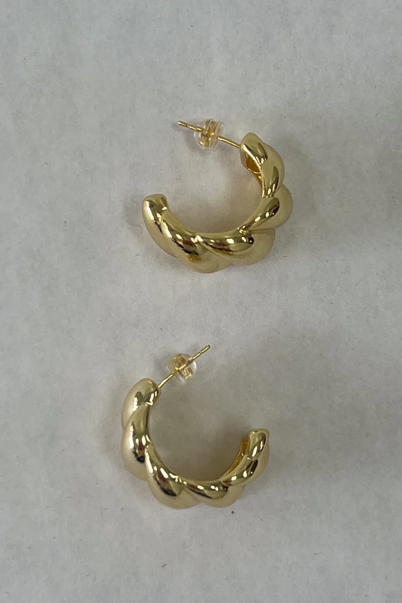 Ella Chunky Hoop Earrings