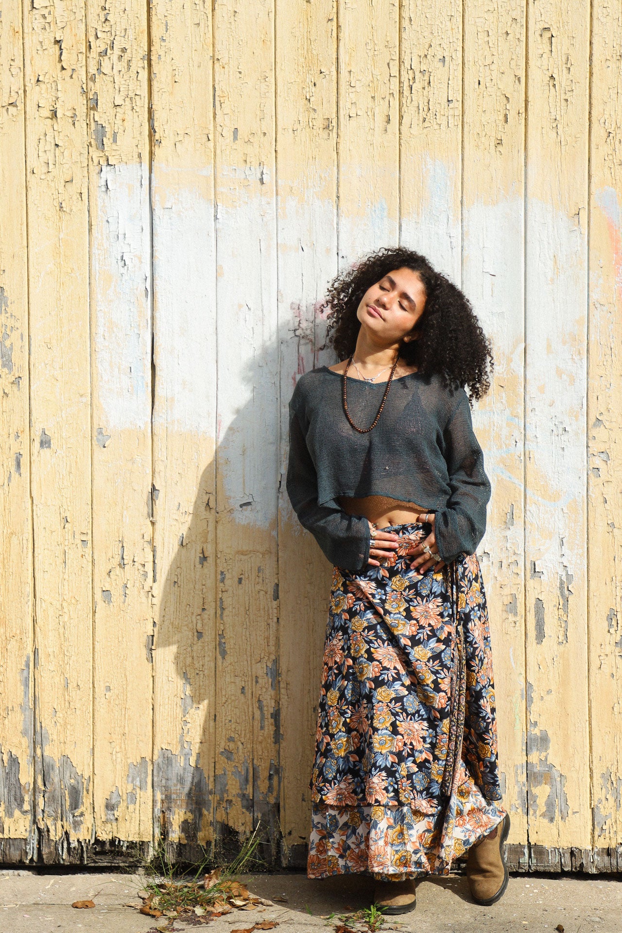 Long Sunday Monday Wrap Skirt