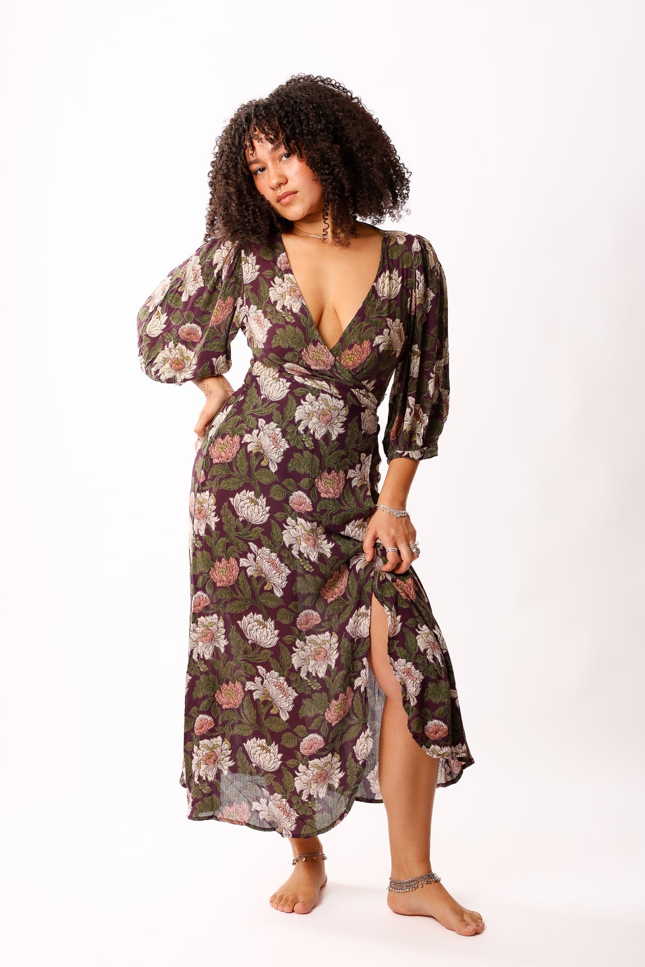 Rosewater Wrap Dress
