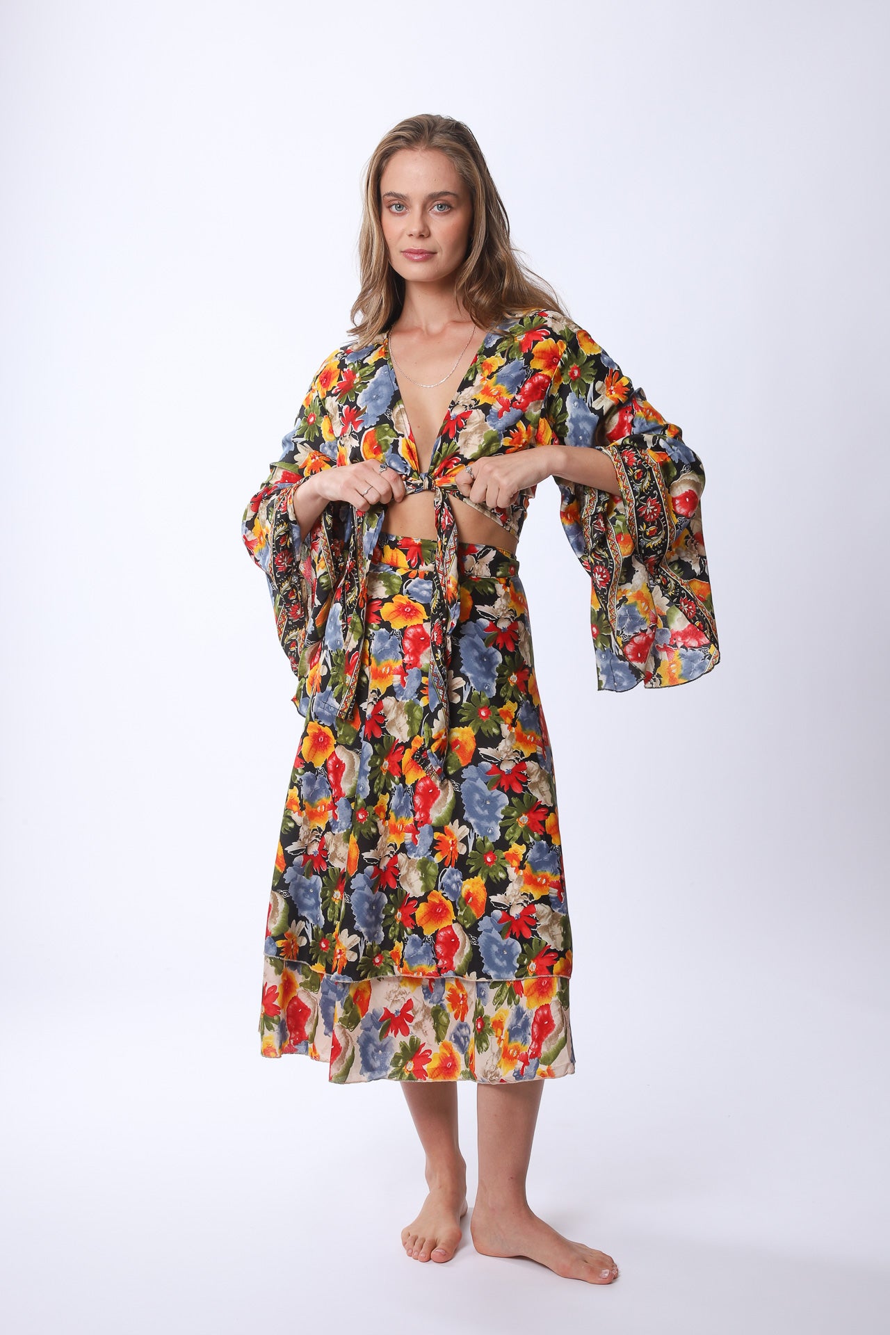 Midi Sunday Monday Wrap Skirt