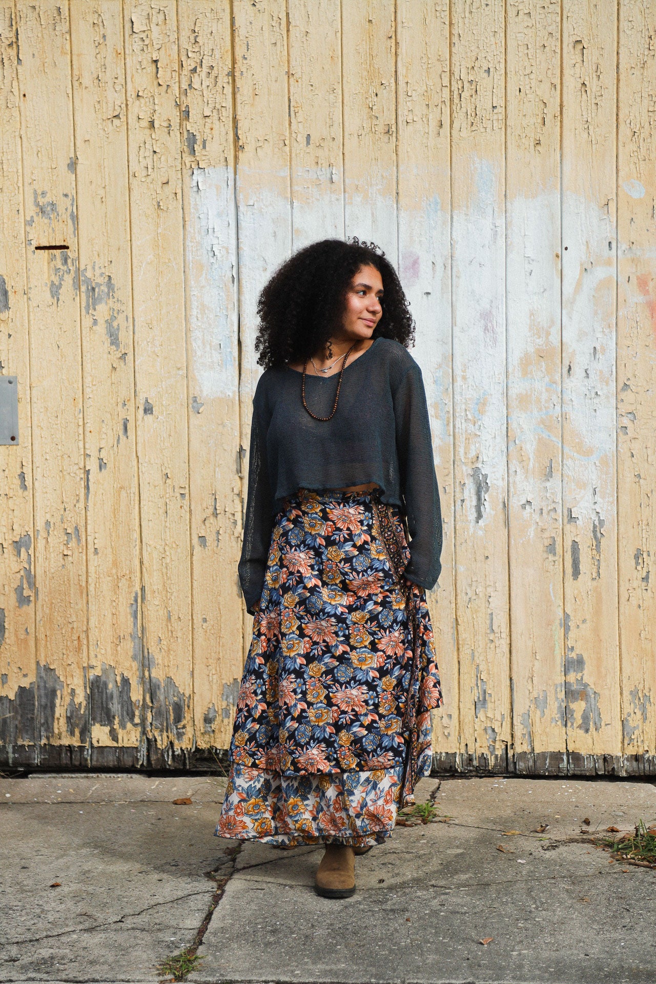 Long Sunday Monday Wrap Skirt