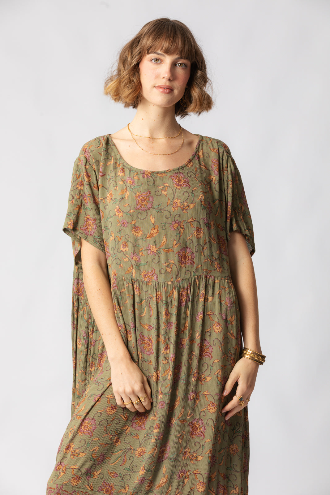 Scattered Flower Dress