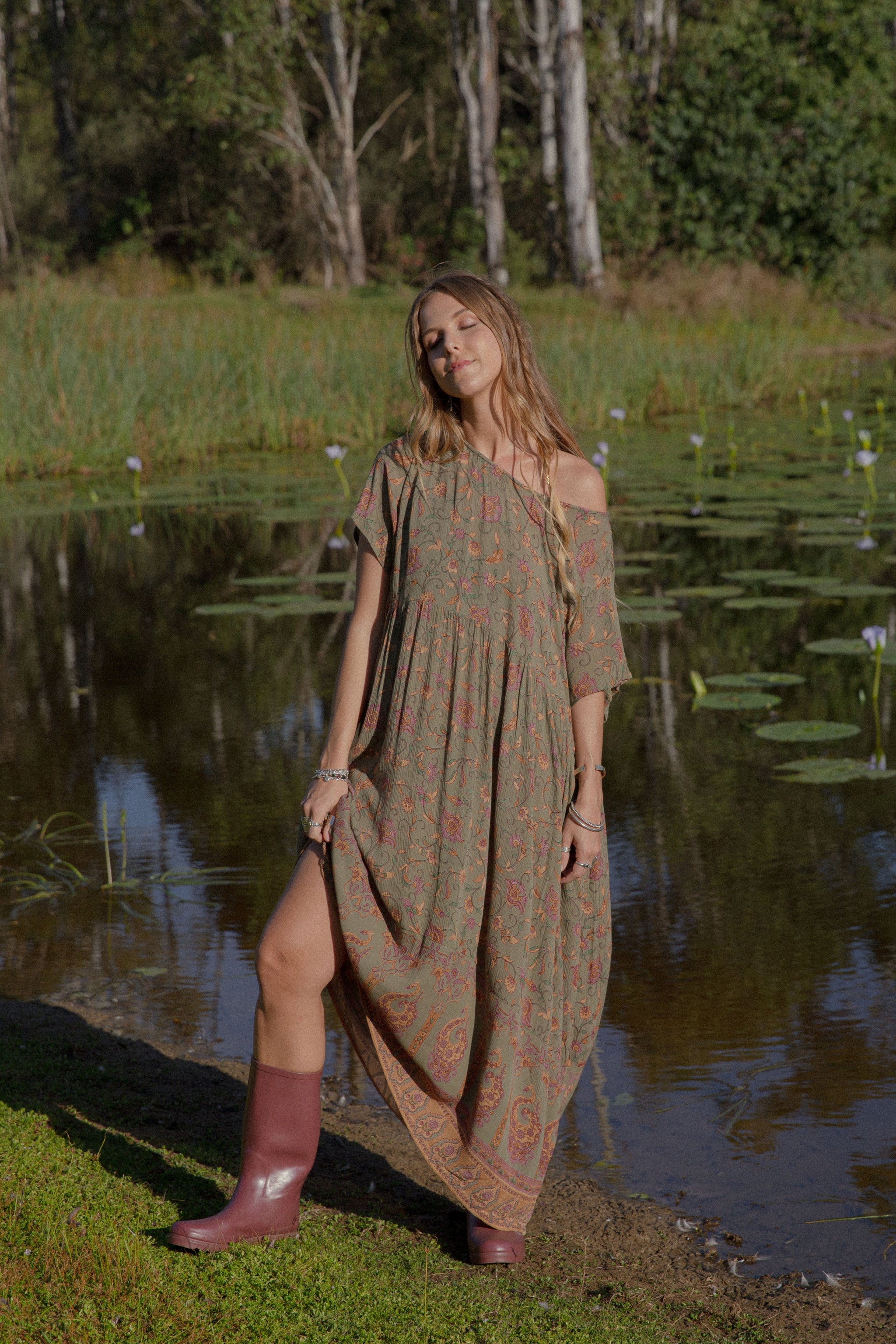 Scattered Flower Dress