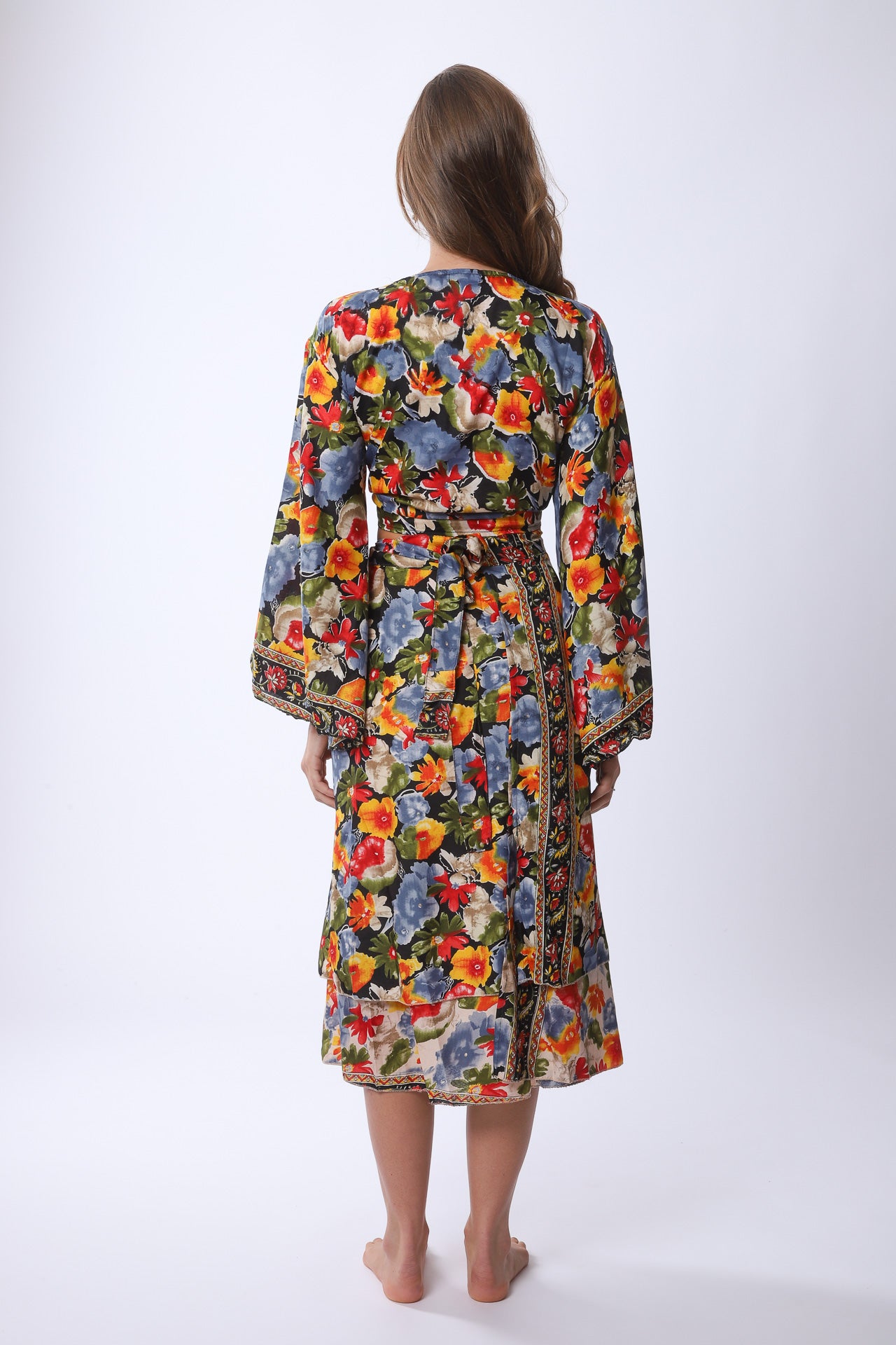 Midi Sunday Monday Wrap Skirt