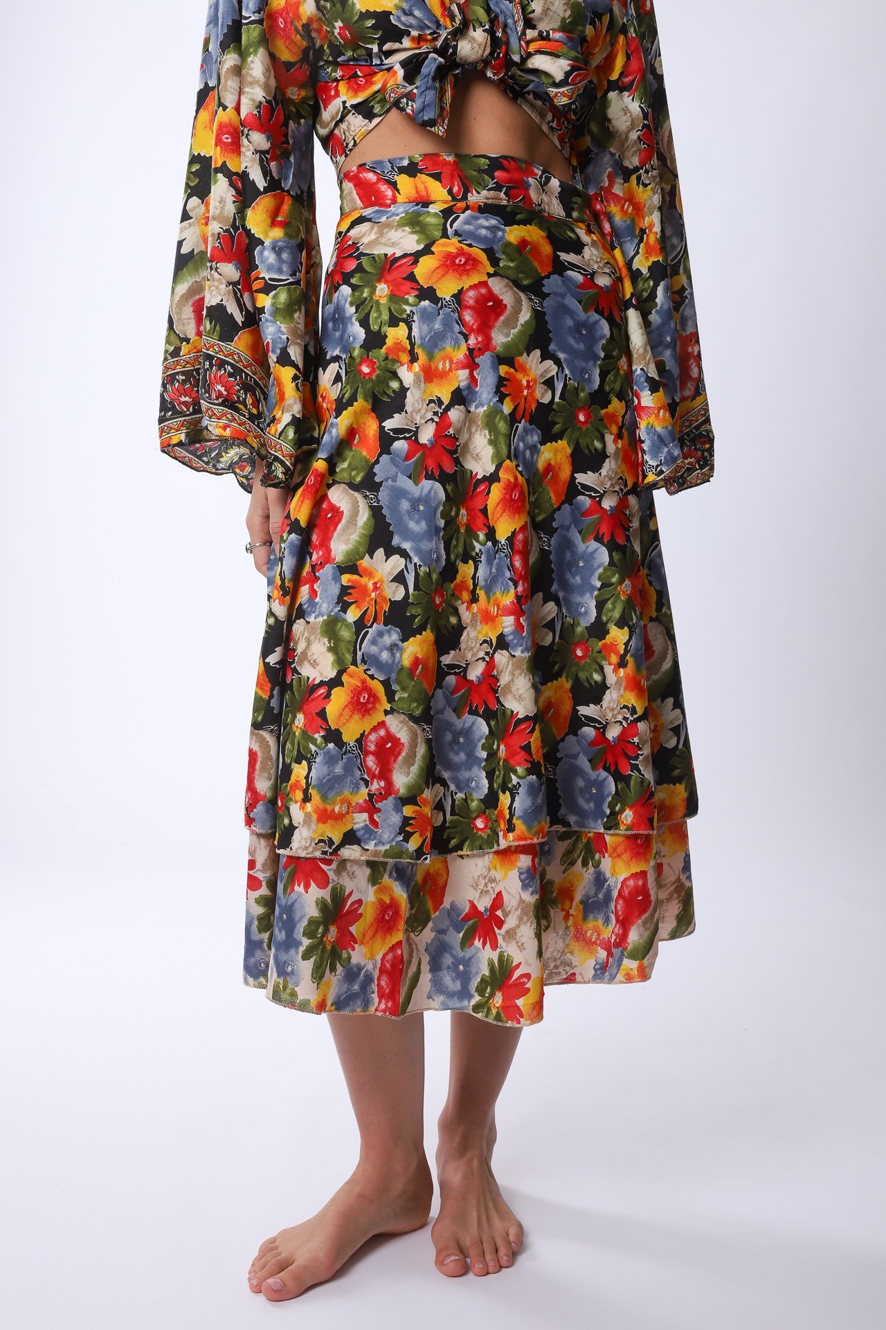 Midi Sunday Monday Wrap Skirt