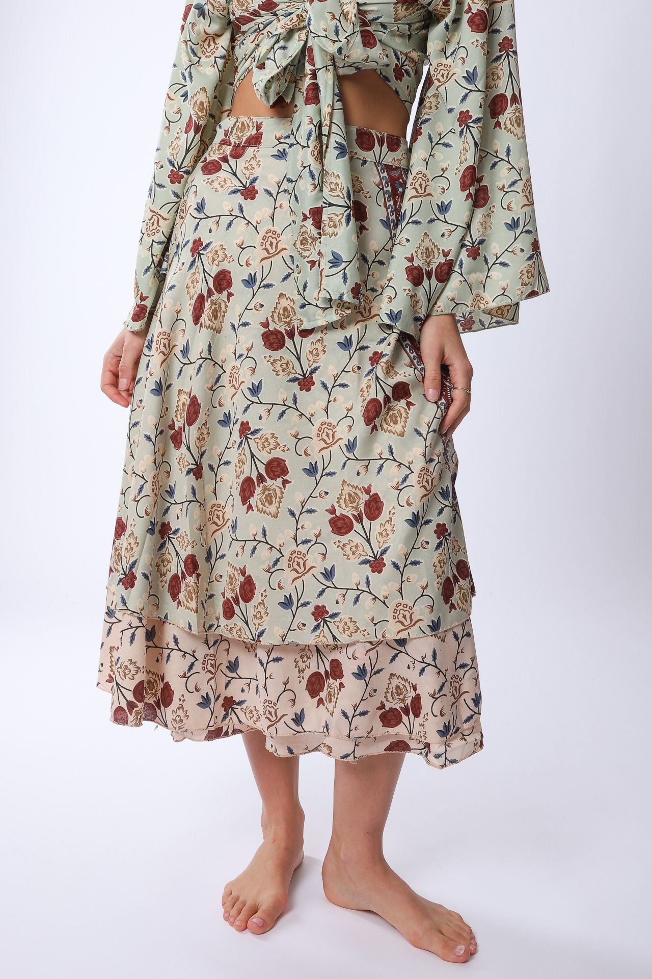 Midi Sunday Monday Wrap Skirt